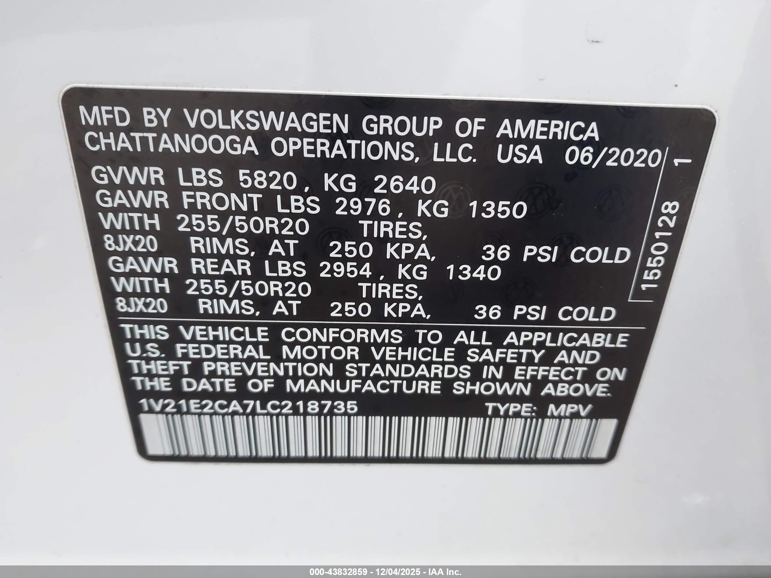 VOLKSWAGEN ATLAS image 9