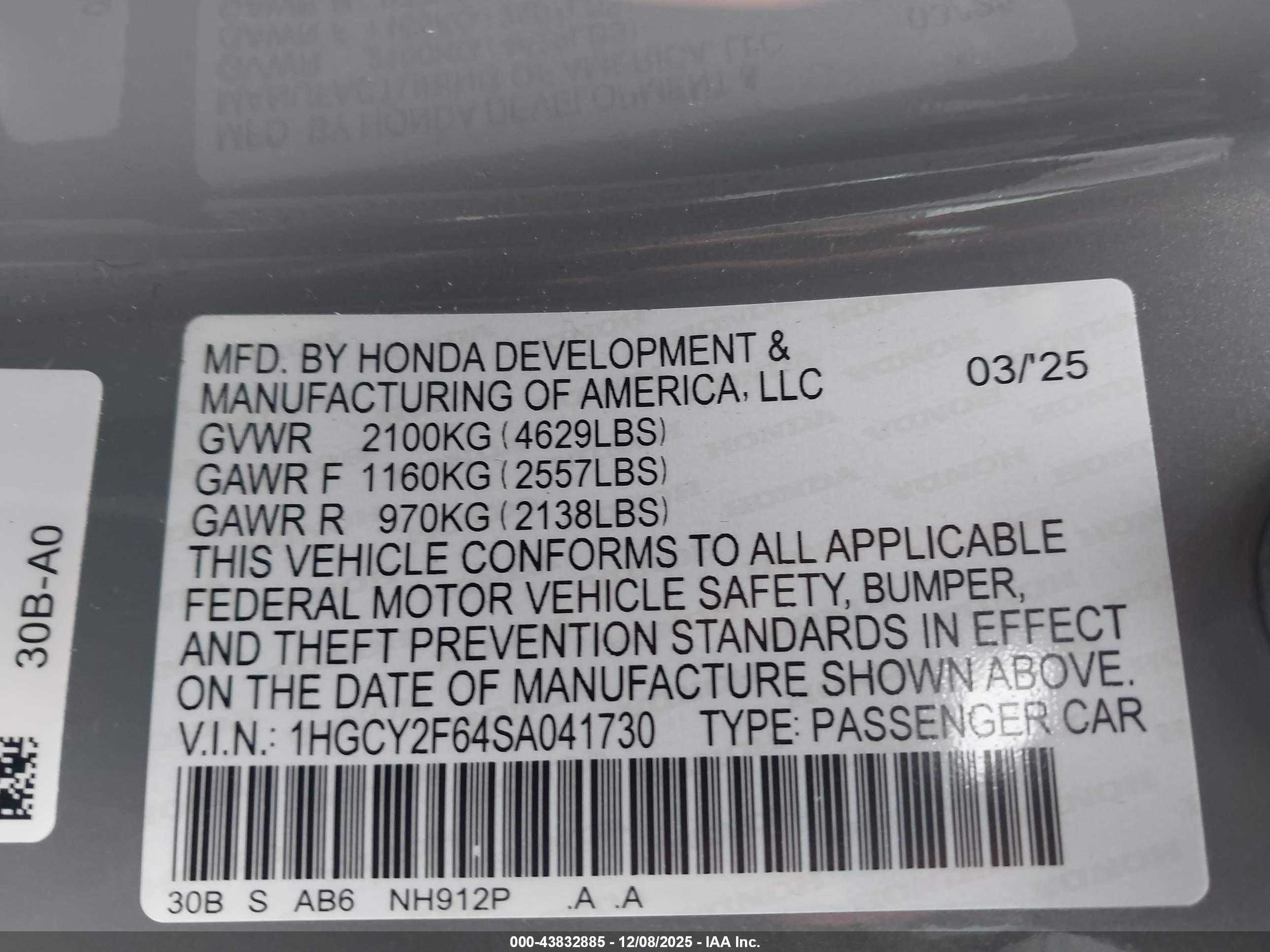 HONDA ACCORD image 9