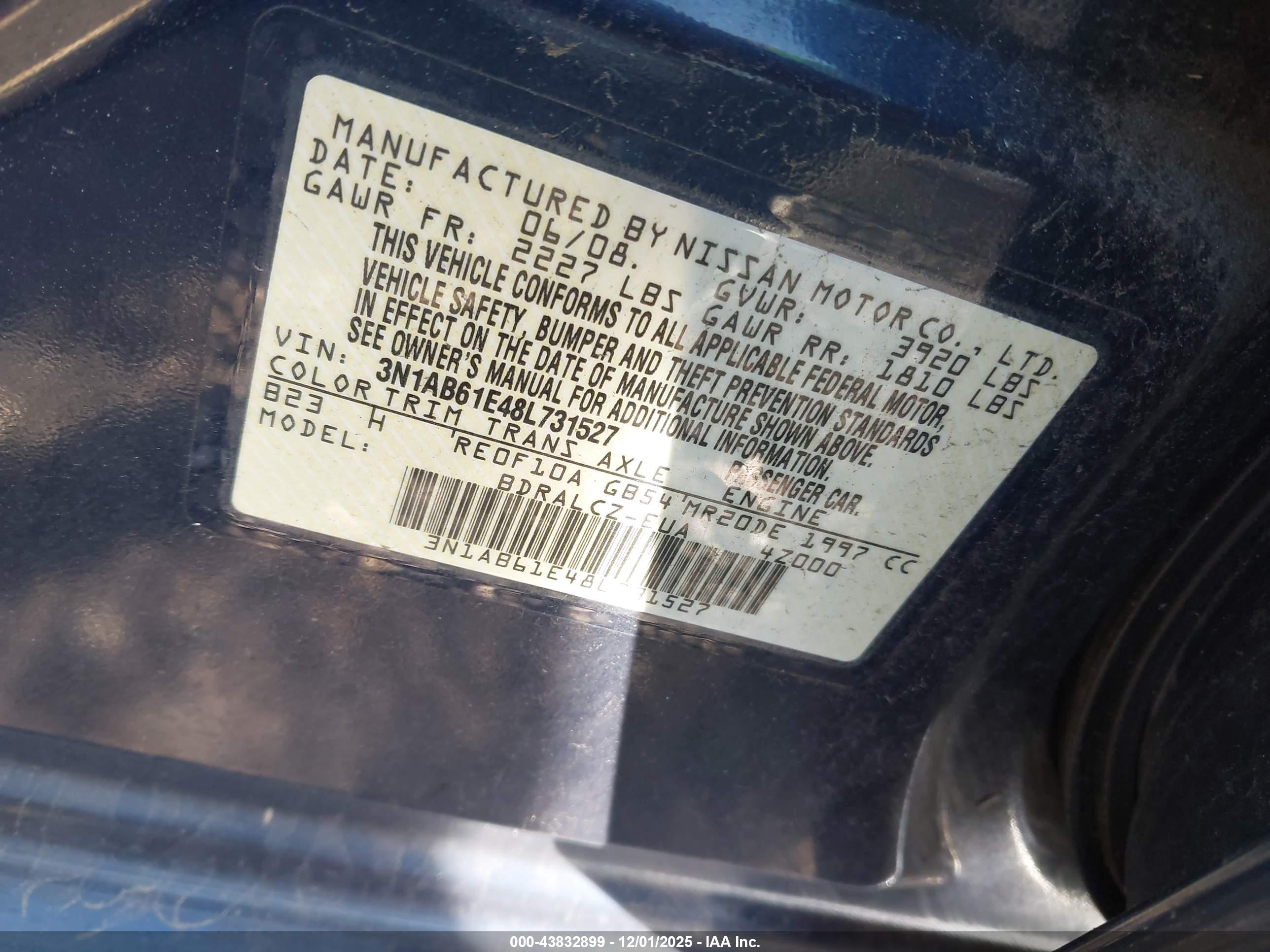 NISSAN SENTRA image 9
