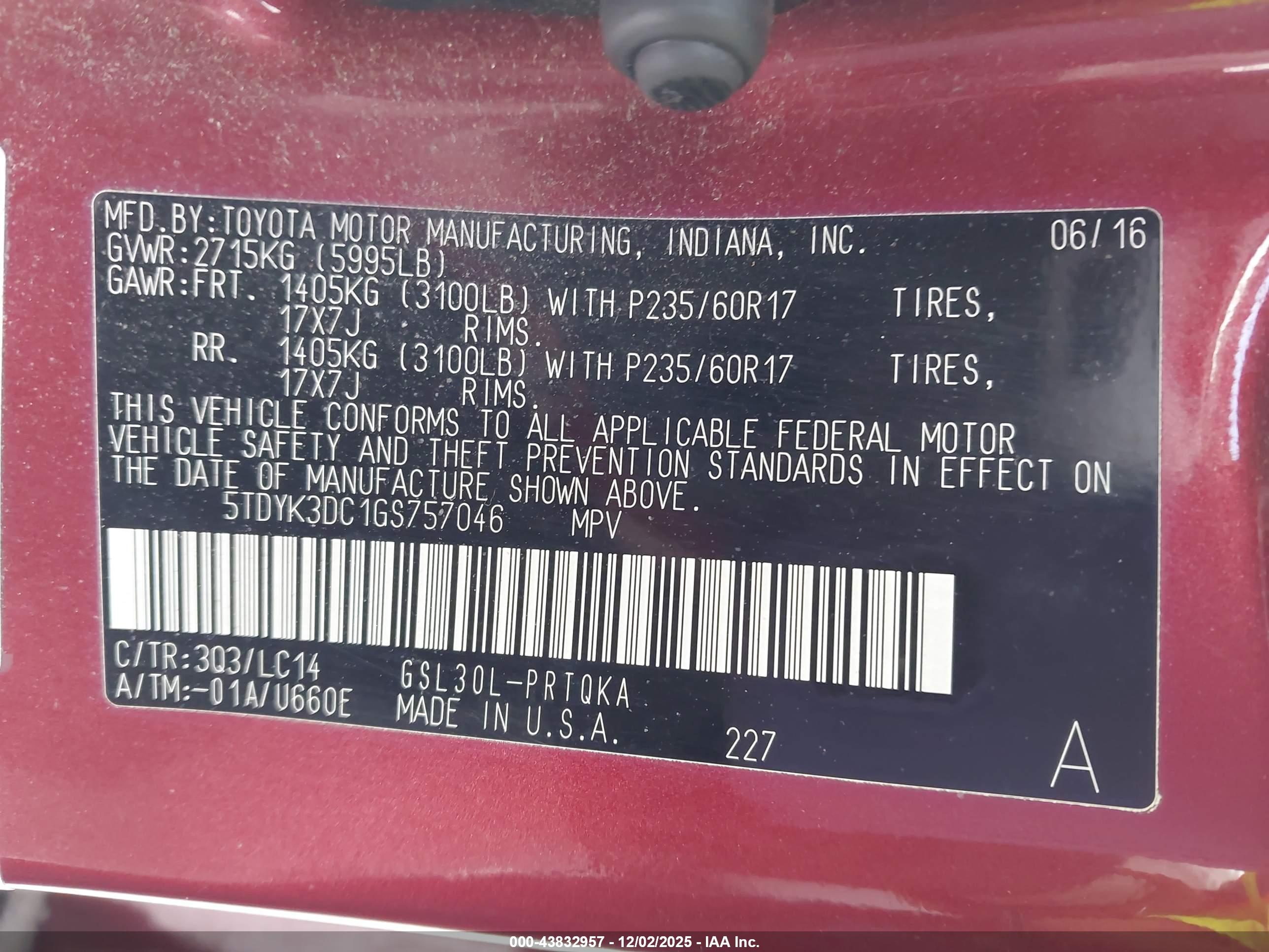 TOYOTA SIENNA image 9