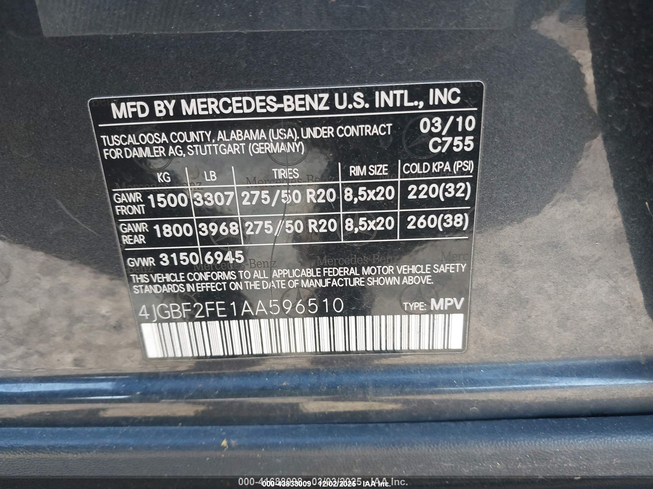 MERCEDES-BENZ GL image 9