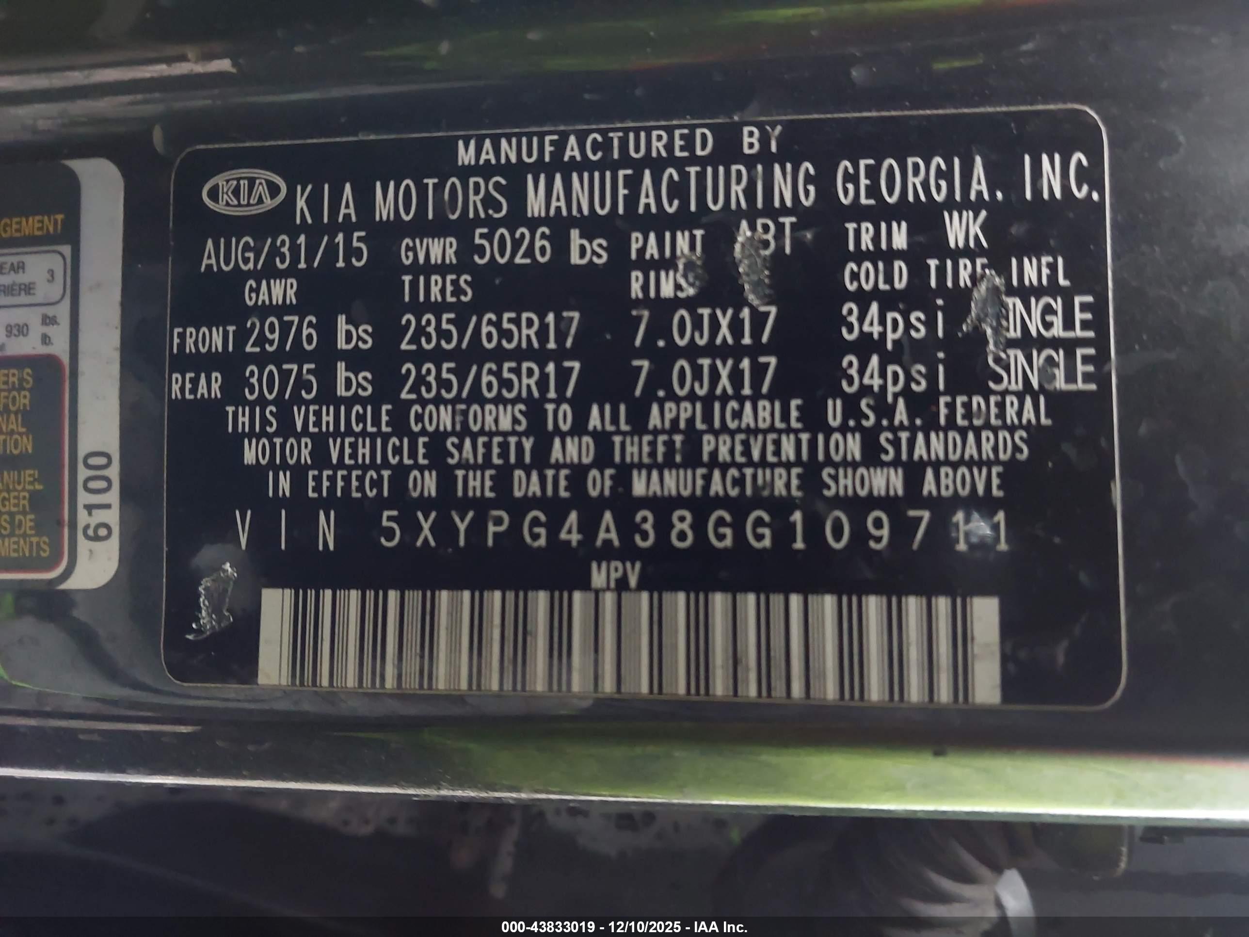 KIA SORENTO image 9