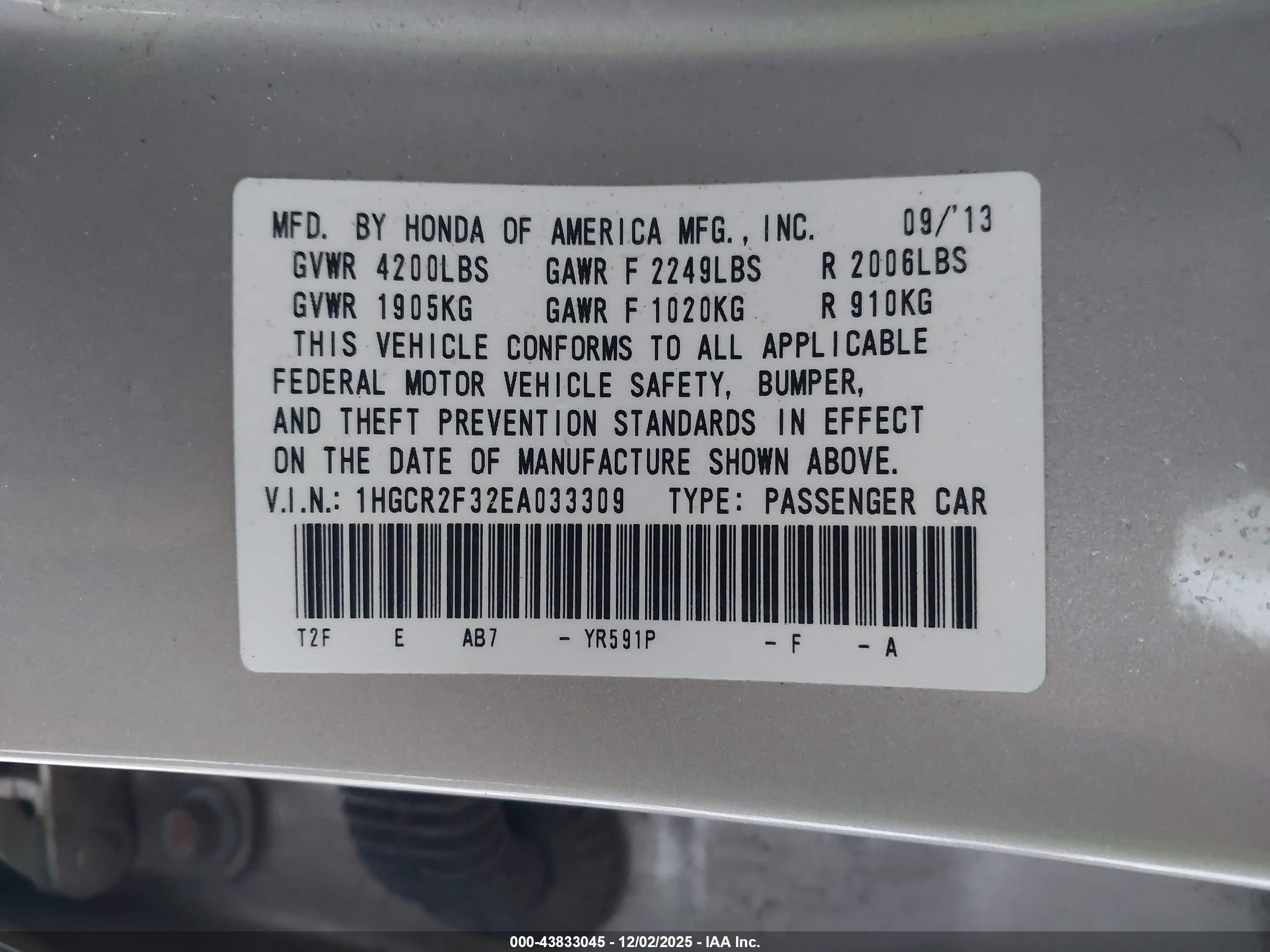 HONDA ACCORD image 9