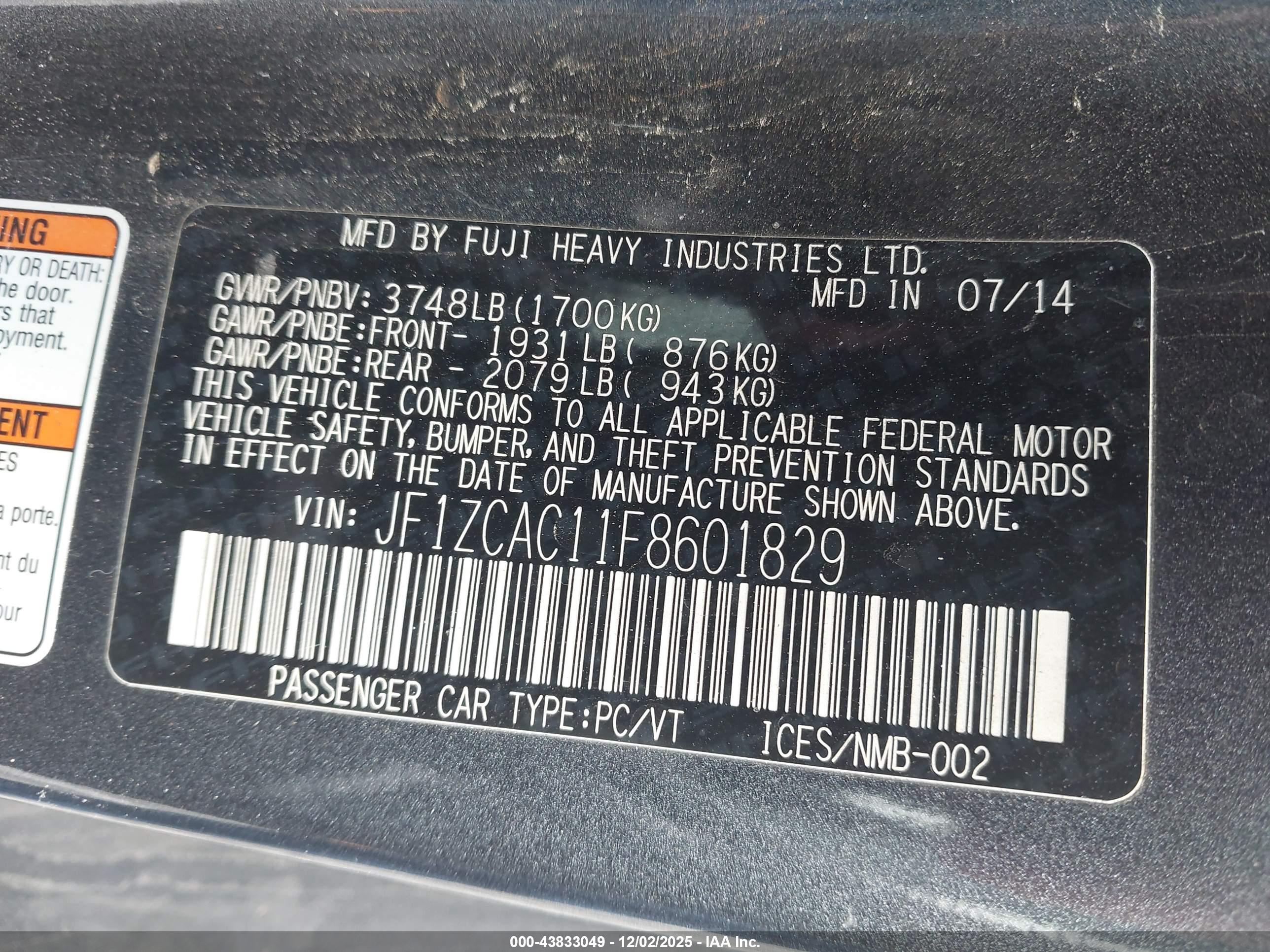 SUBARU BRZ image 9