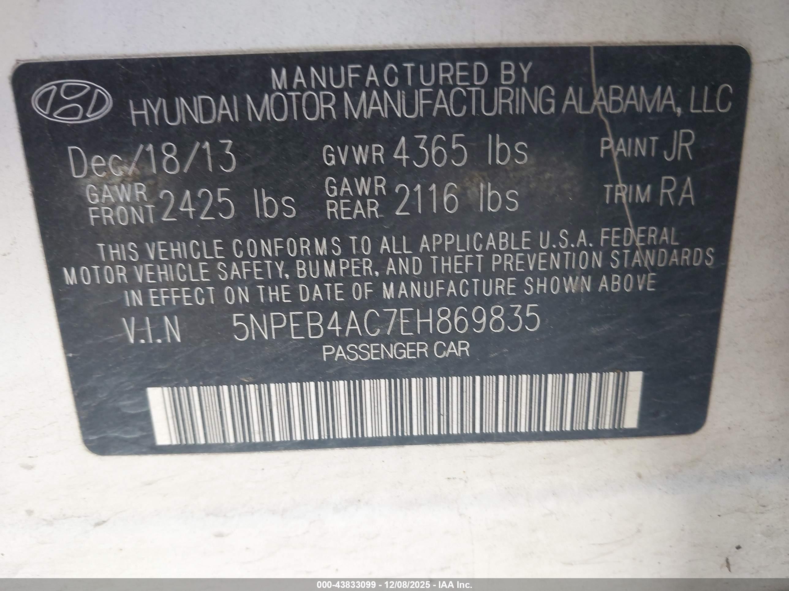 HYUNDAI SONATA image 9