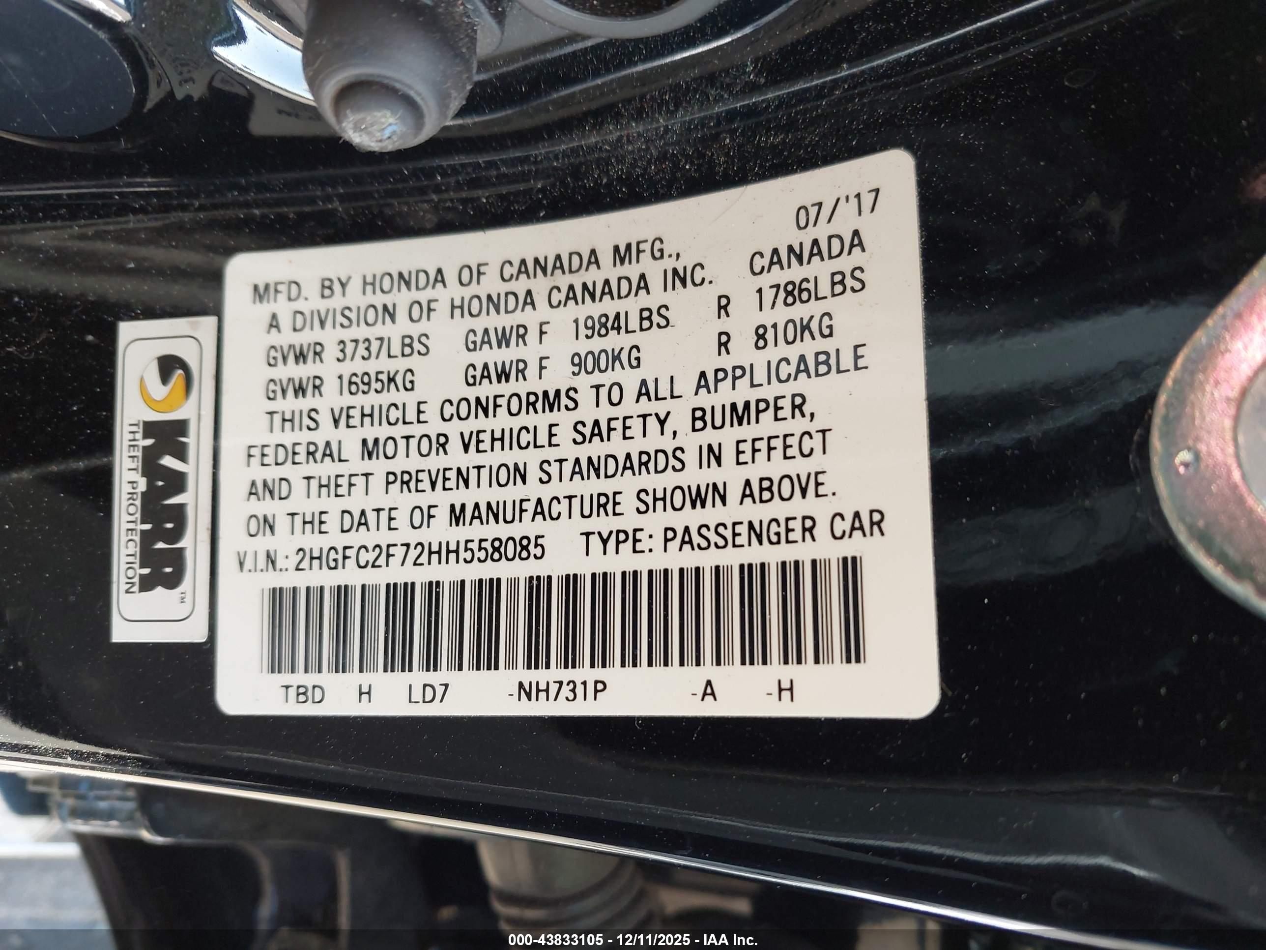 HONDA CIVIC image 9