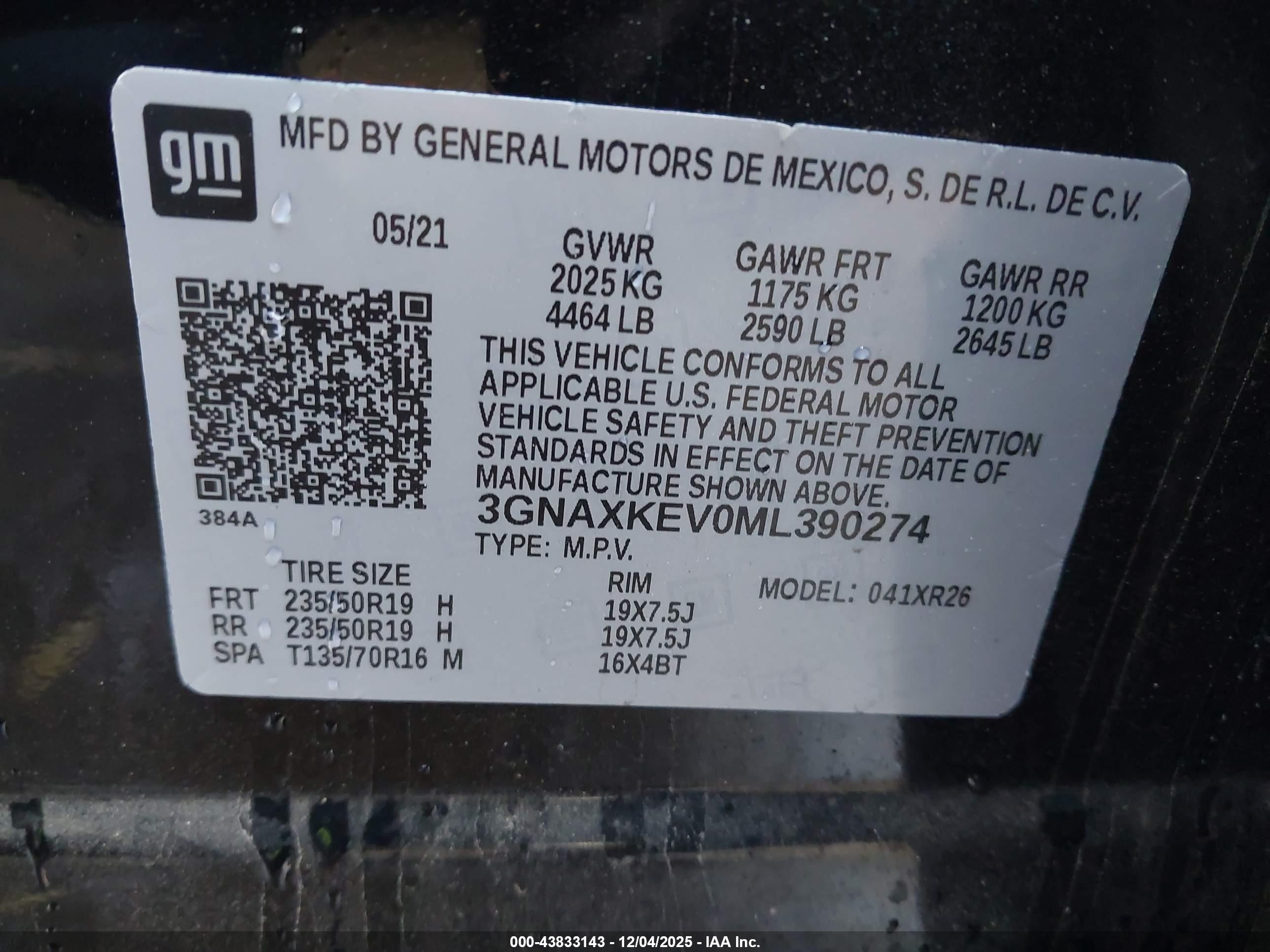 CHEVROLET EQUINOX image 9