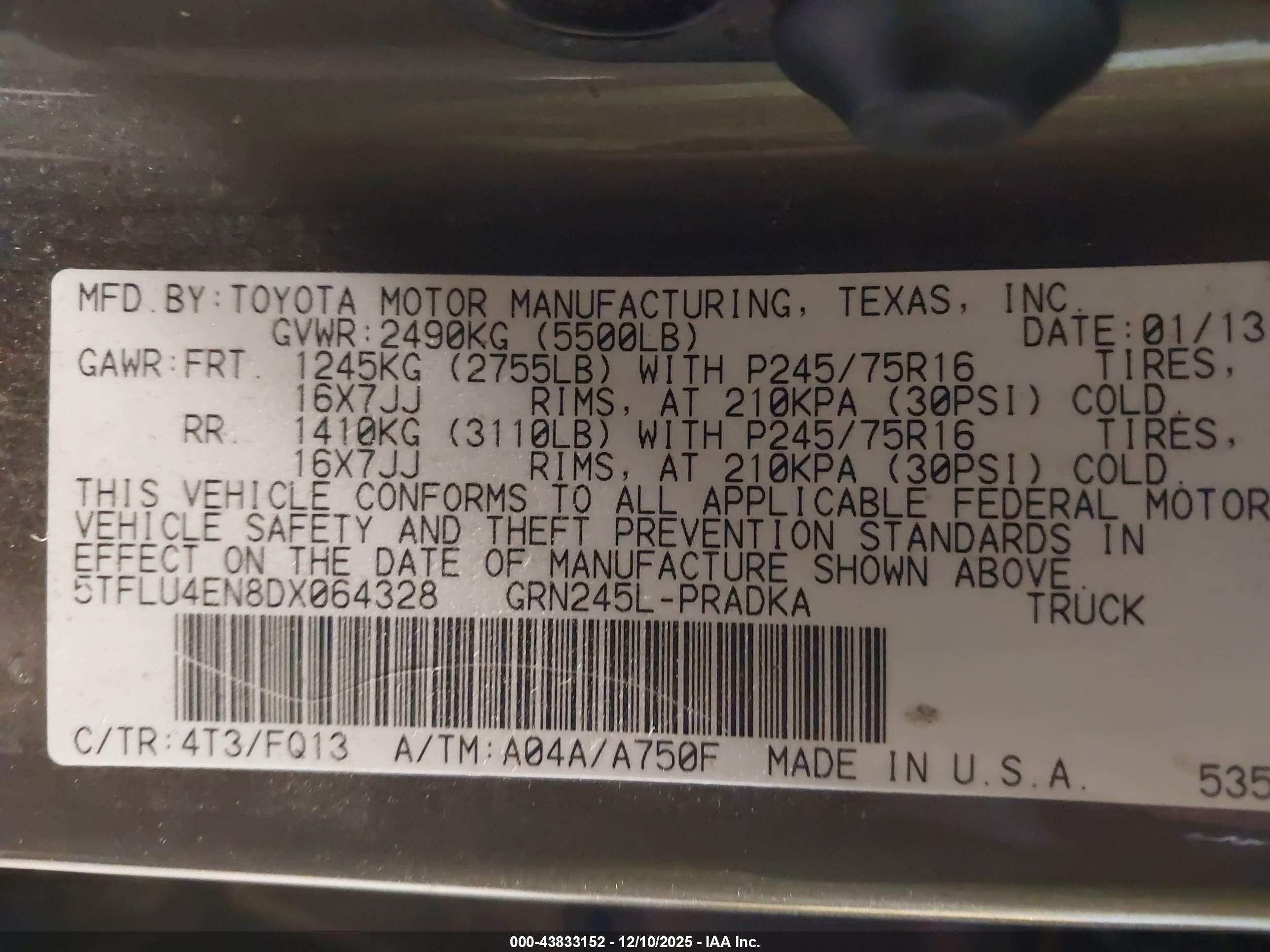 TOYOTA TACOMA image 9