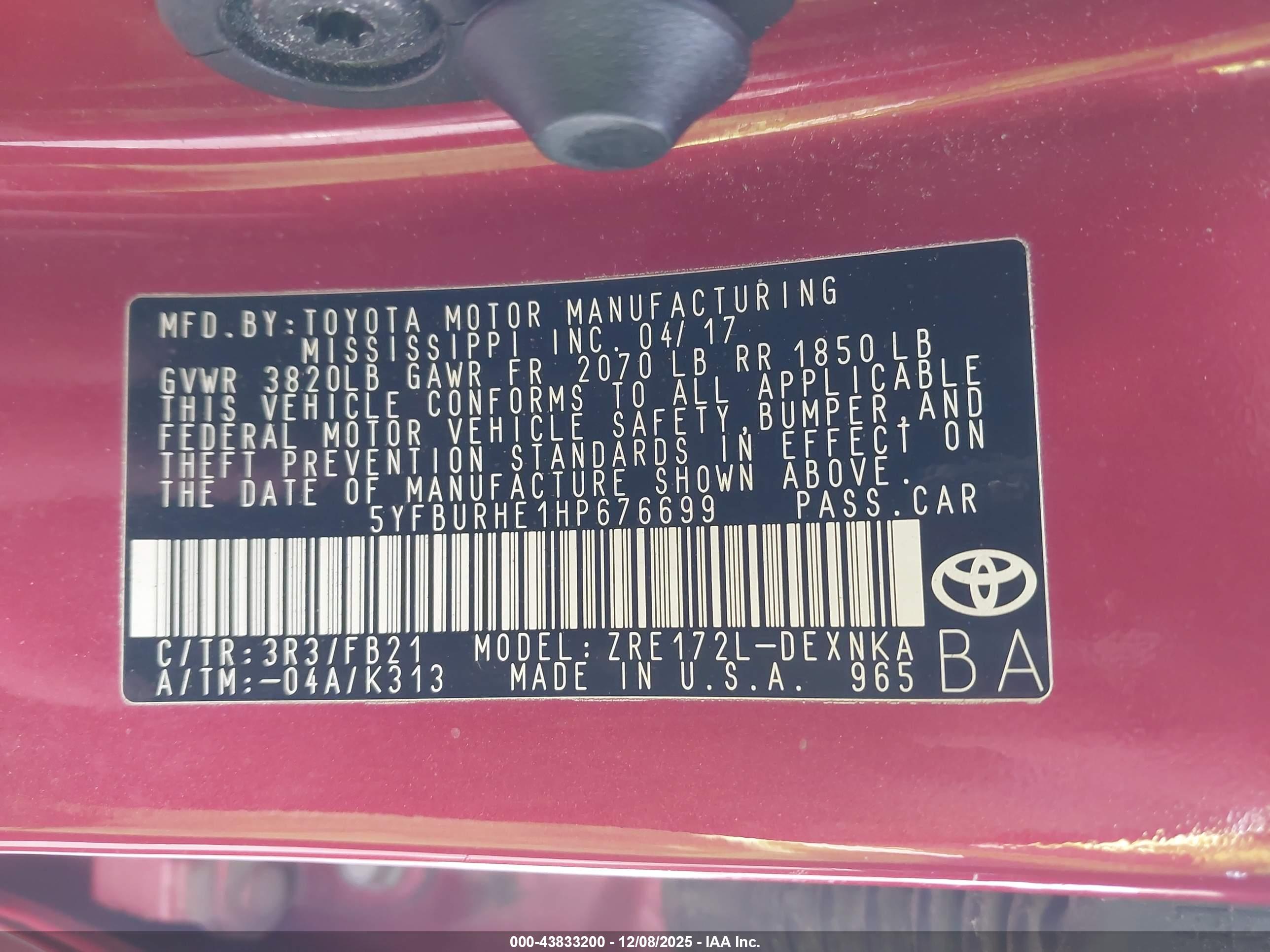 TOYOTA COROLLA image 9