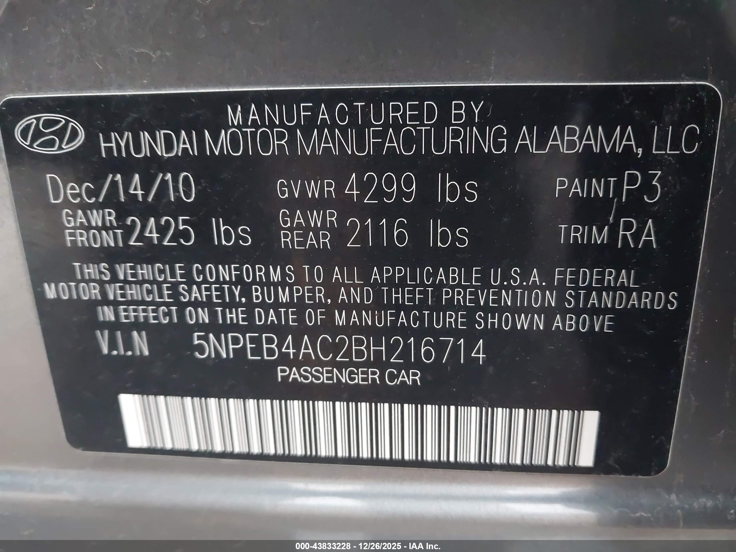 HYUNDAI SONATA image 9