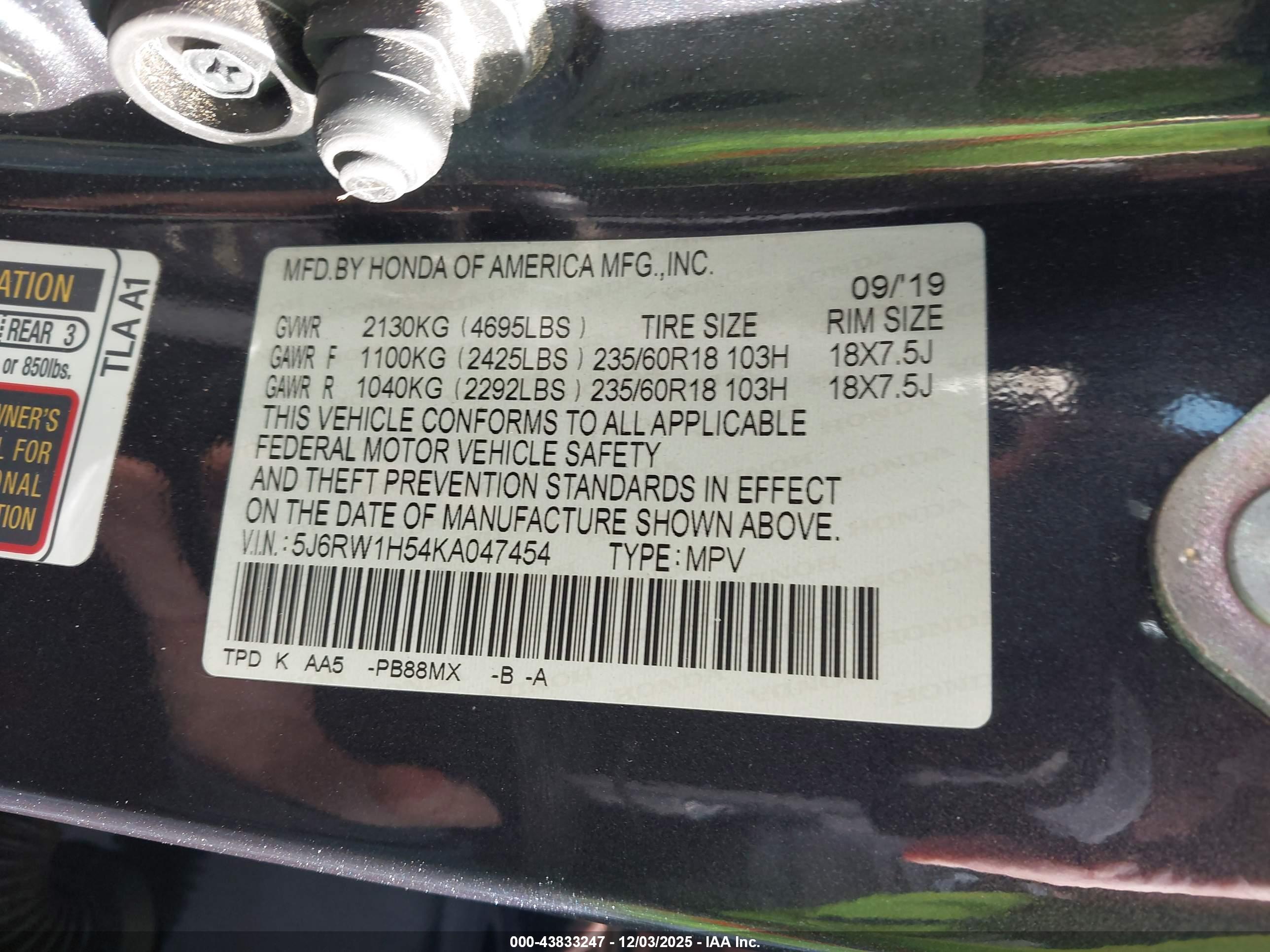HONDA CR-V image 9