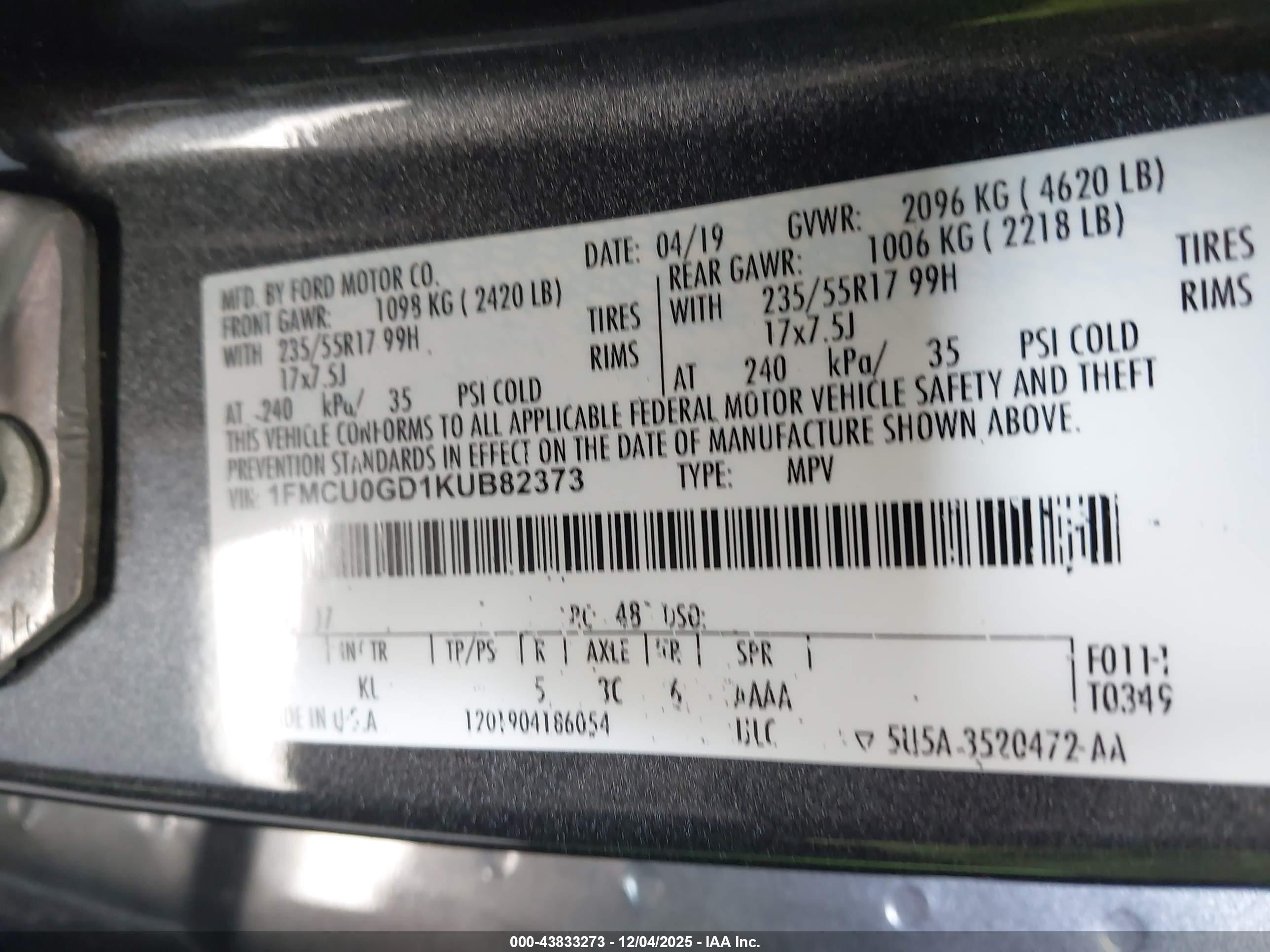 FORD ESCAPE image 9