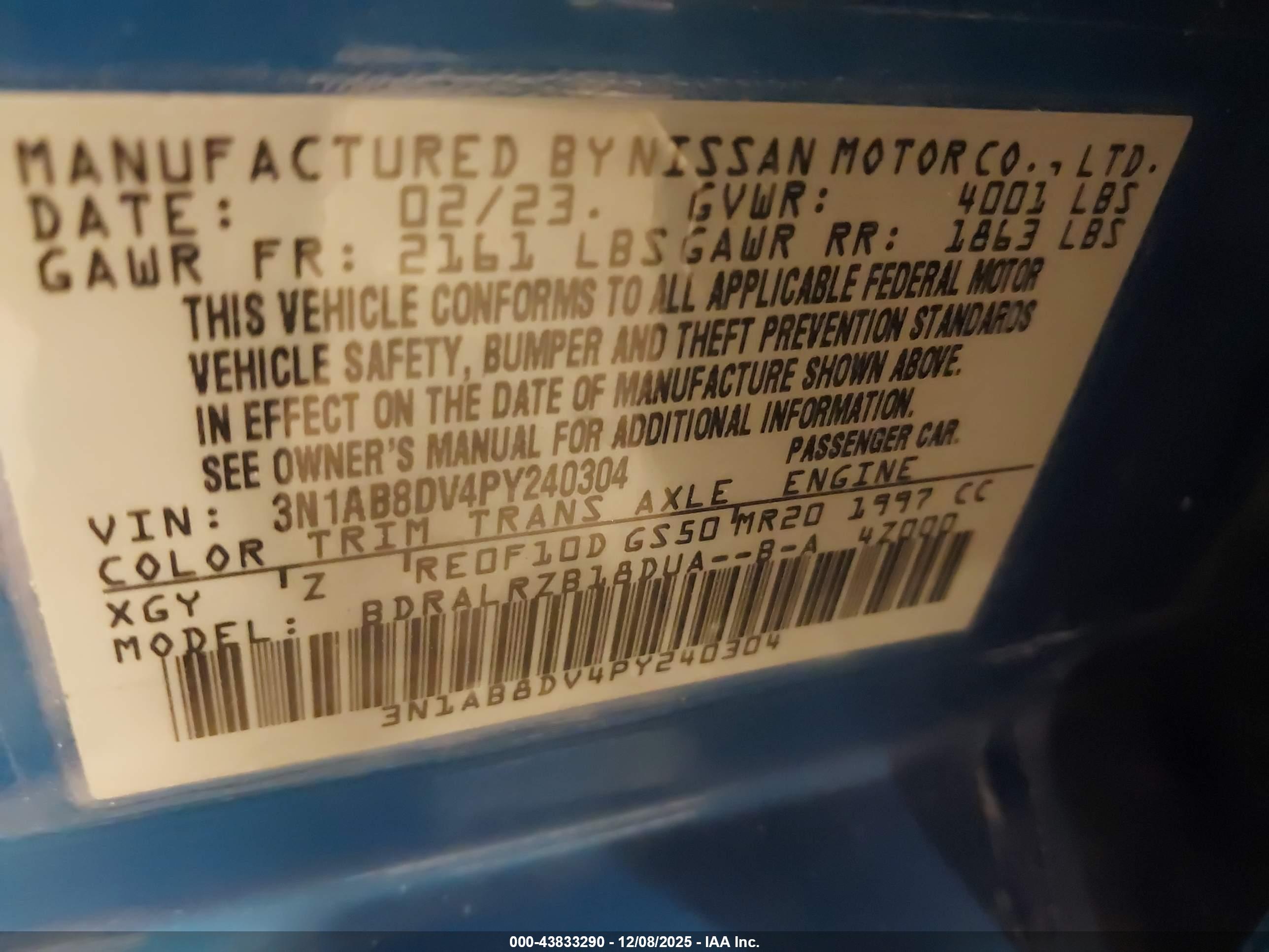 NISSAN SENTRA image 9