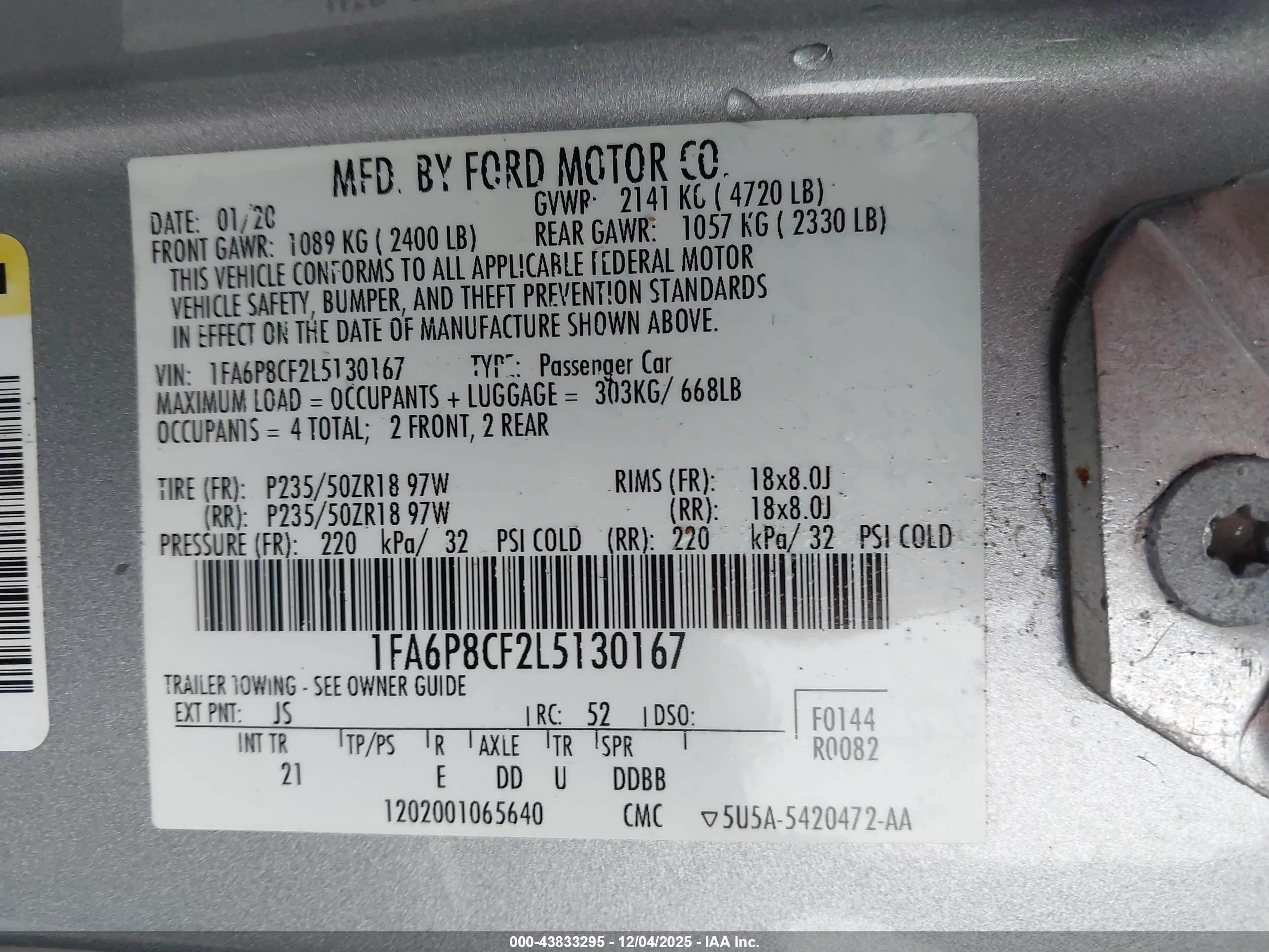 FORD MUSTANG image 9