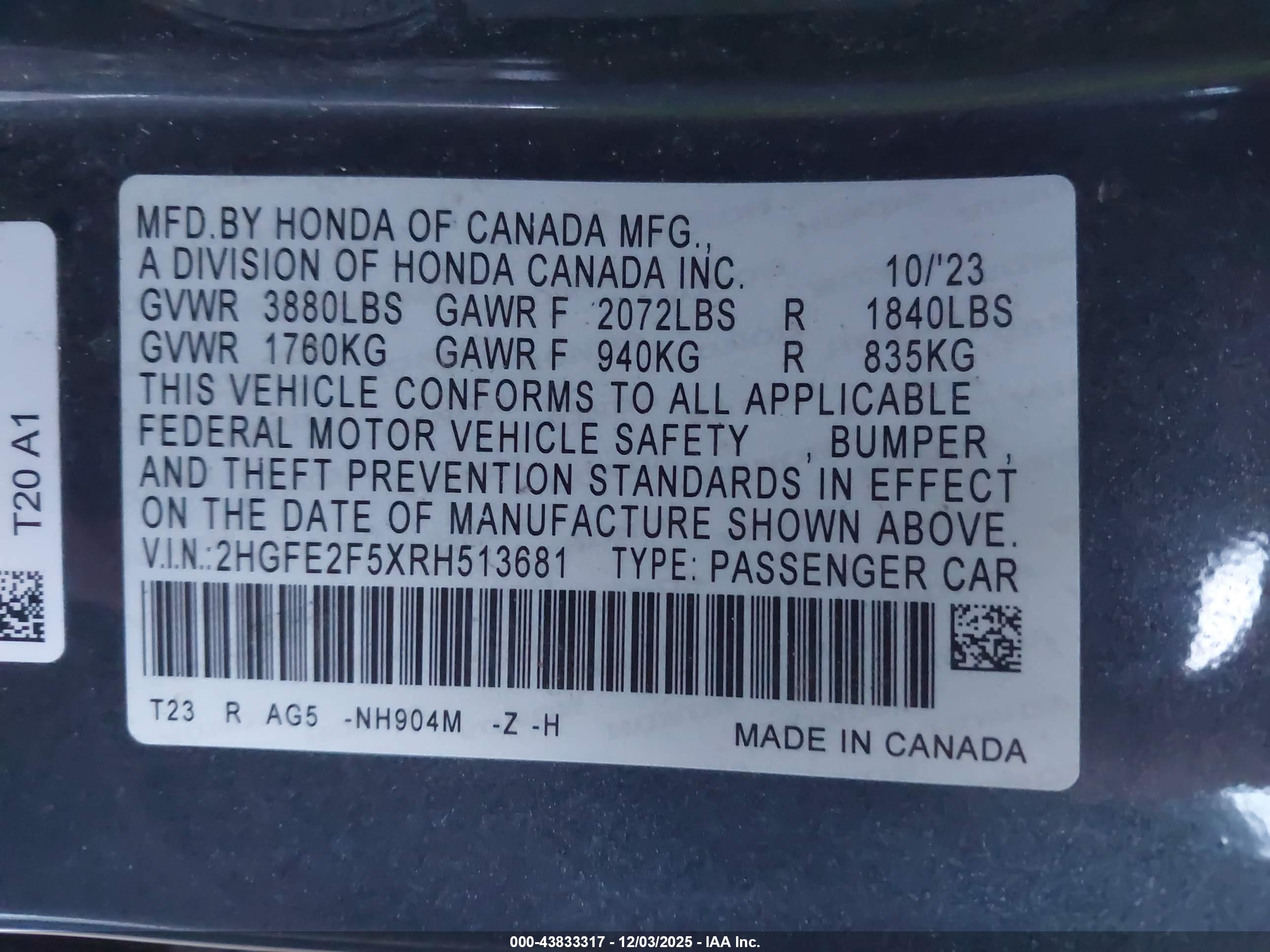 HONDA CIVIC image 9