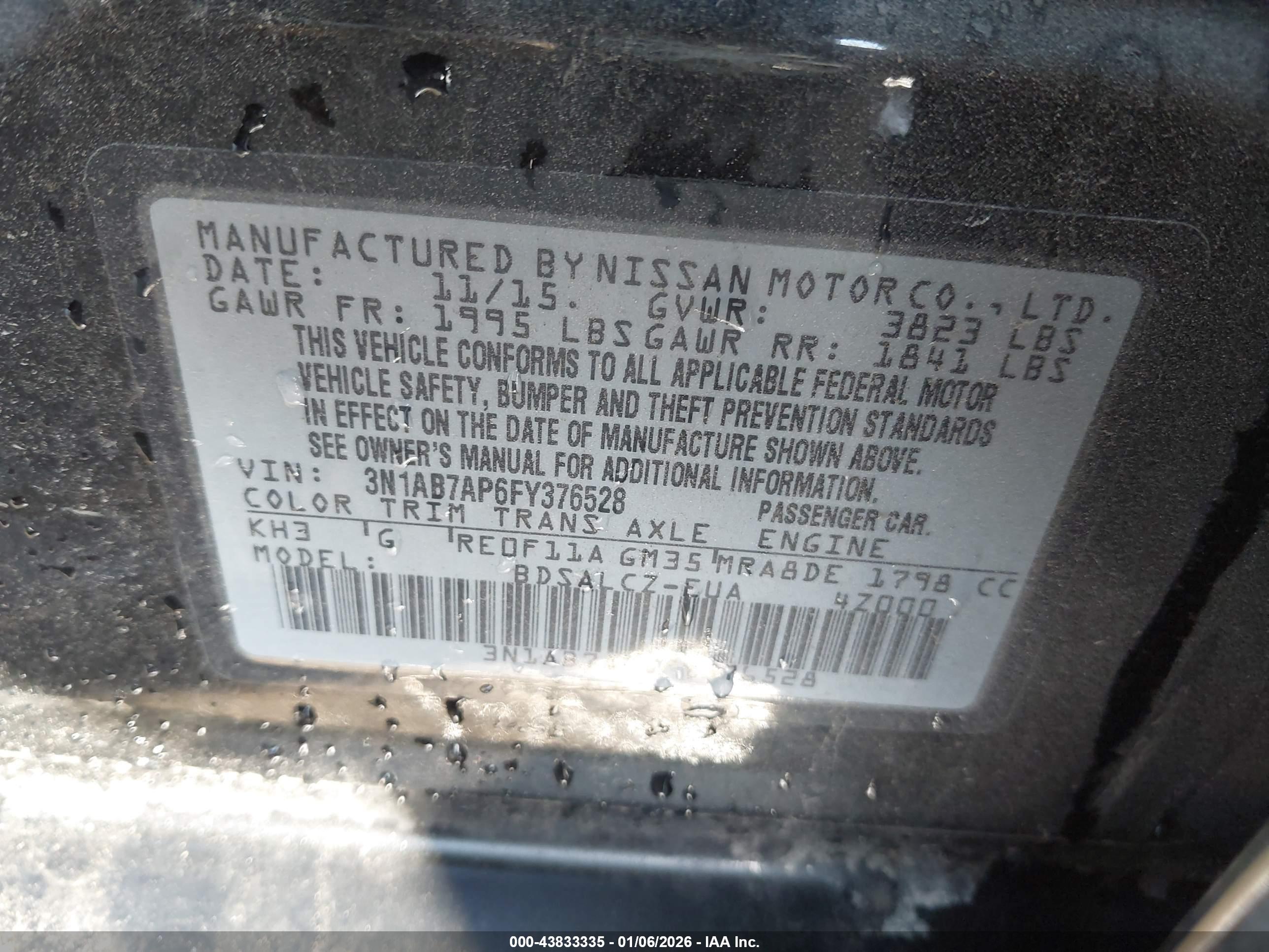 NISSAN SENTRA image 9