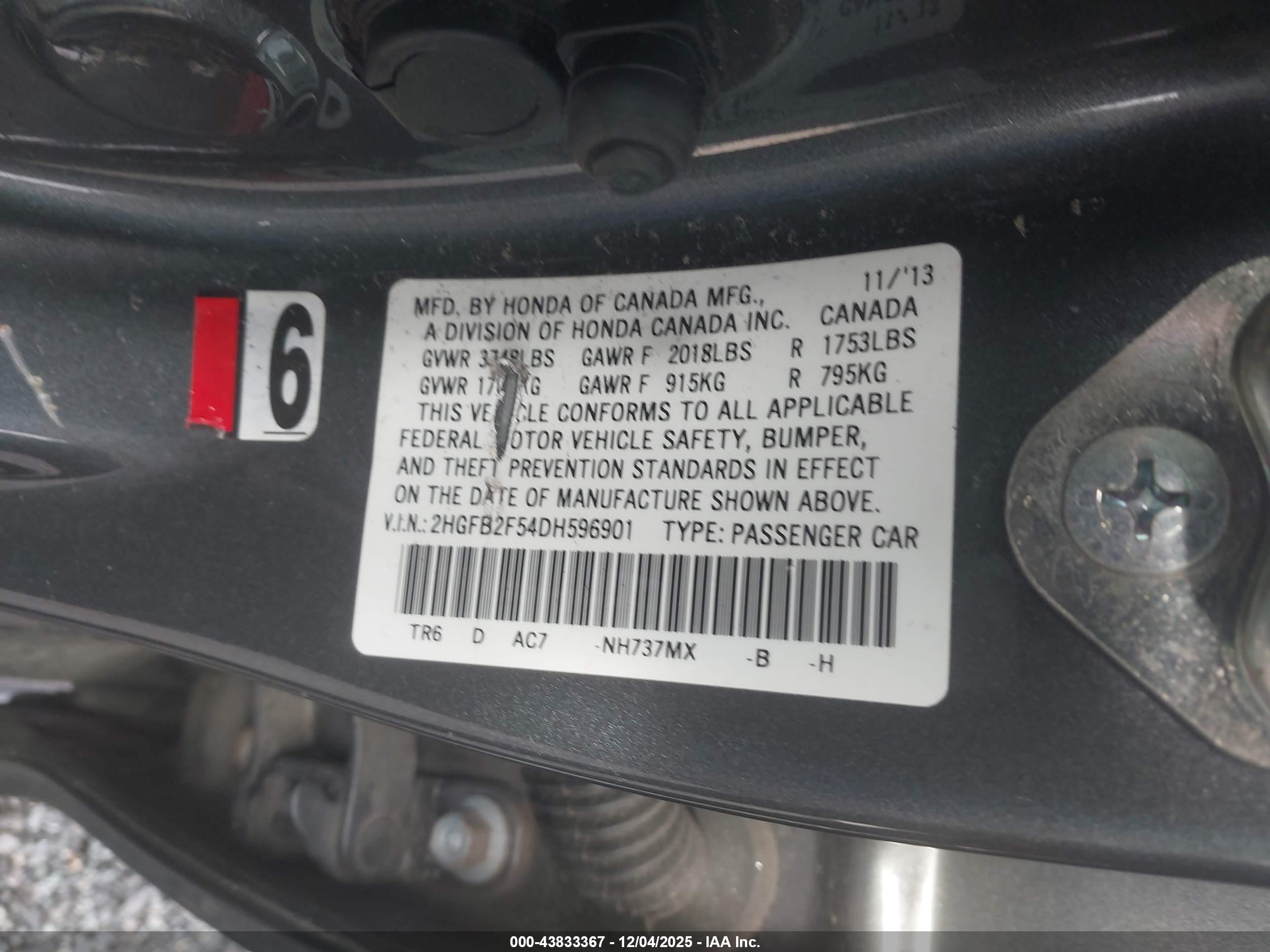 HONDA CIVIC image 9