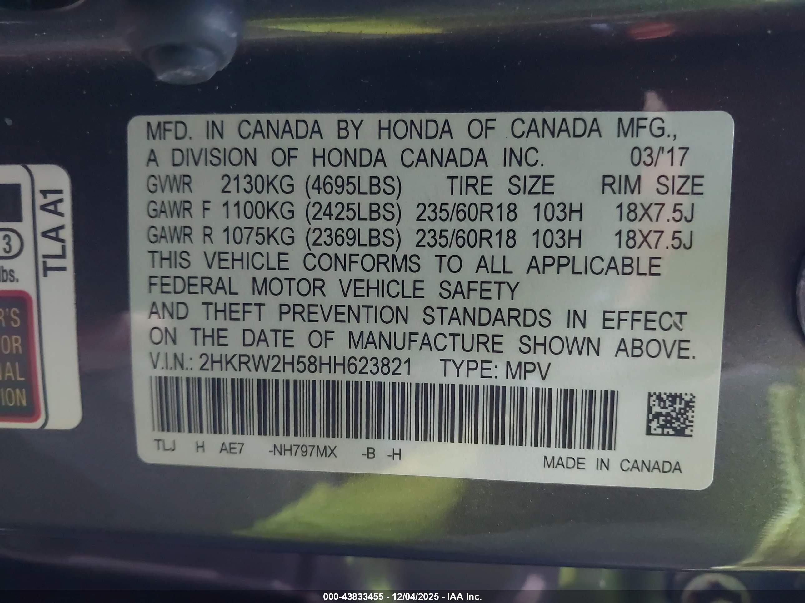 HONDA CR-V image 9