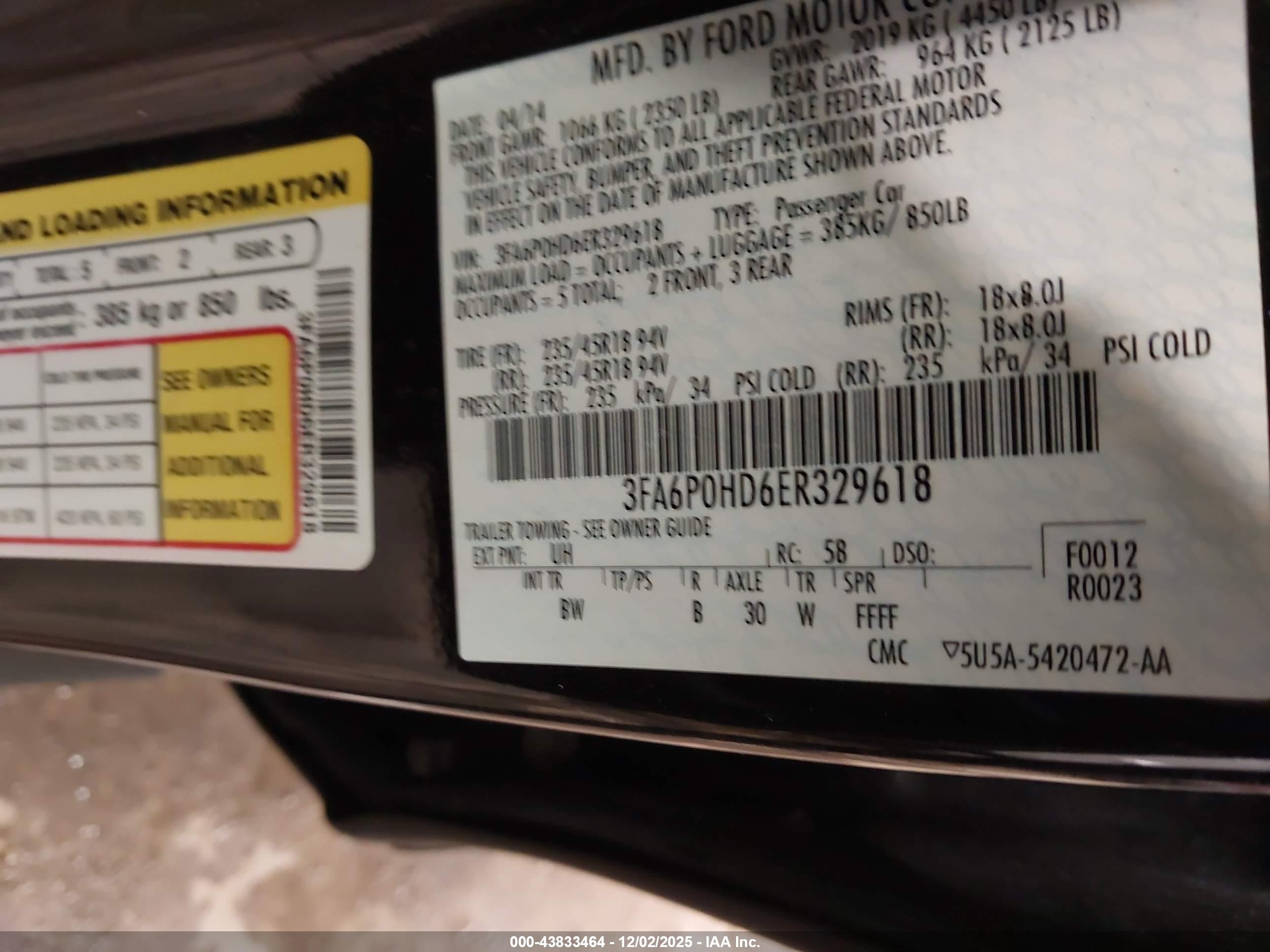 FORD FUSION image 9