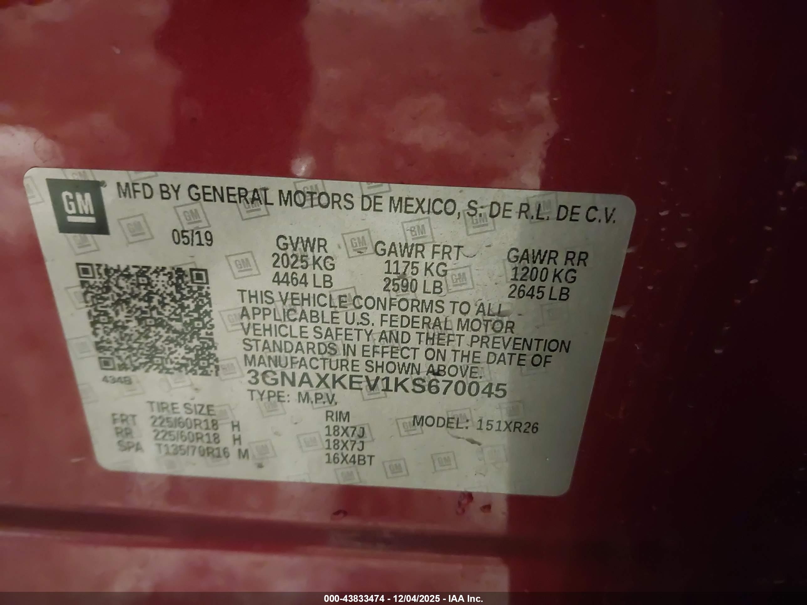 CHEVROLET EQUINOX image 9
