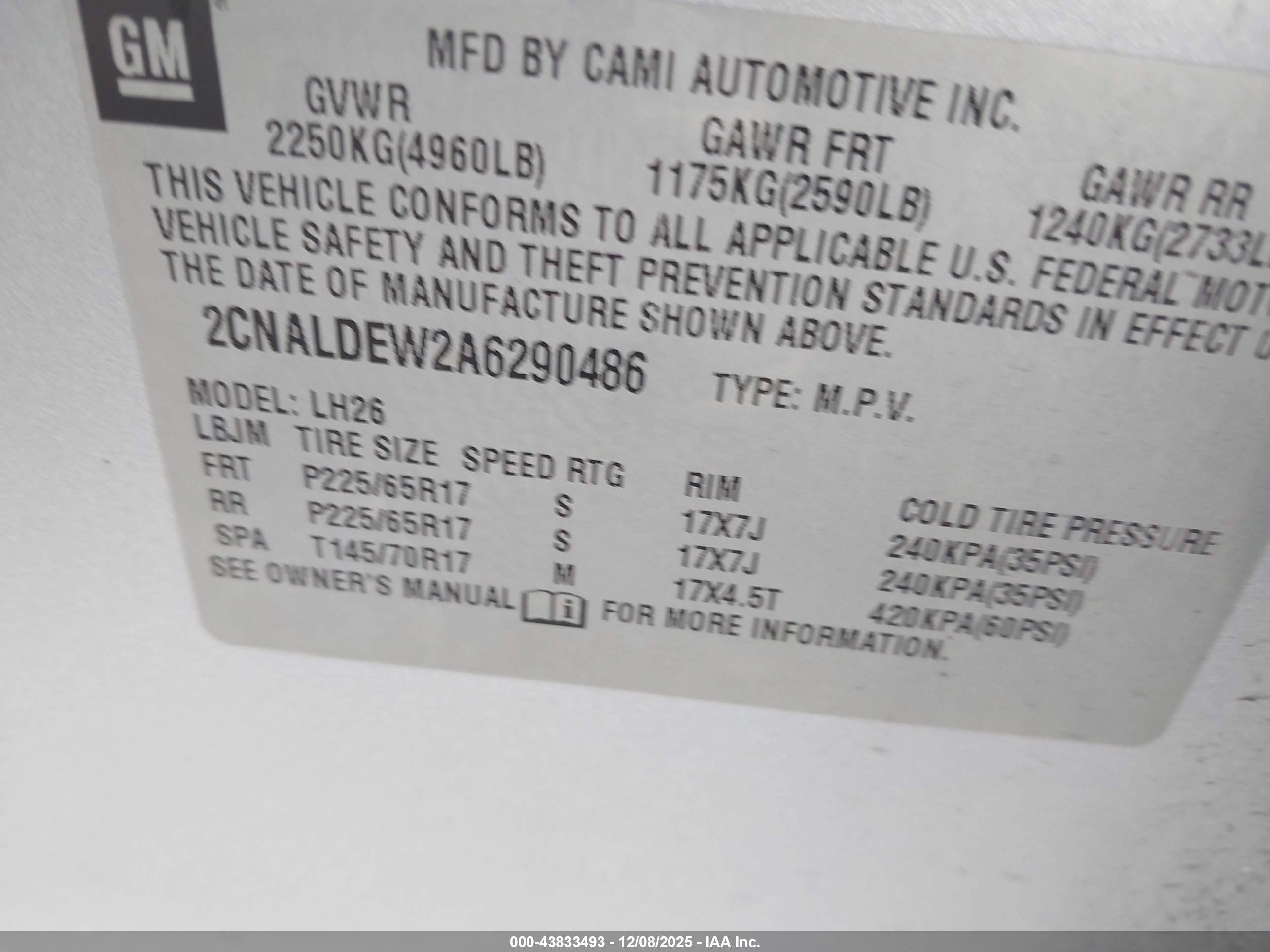 CHEVROLET EQUINOX image 9