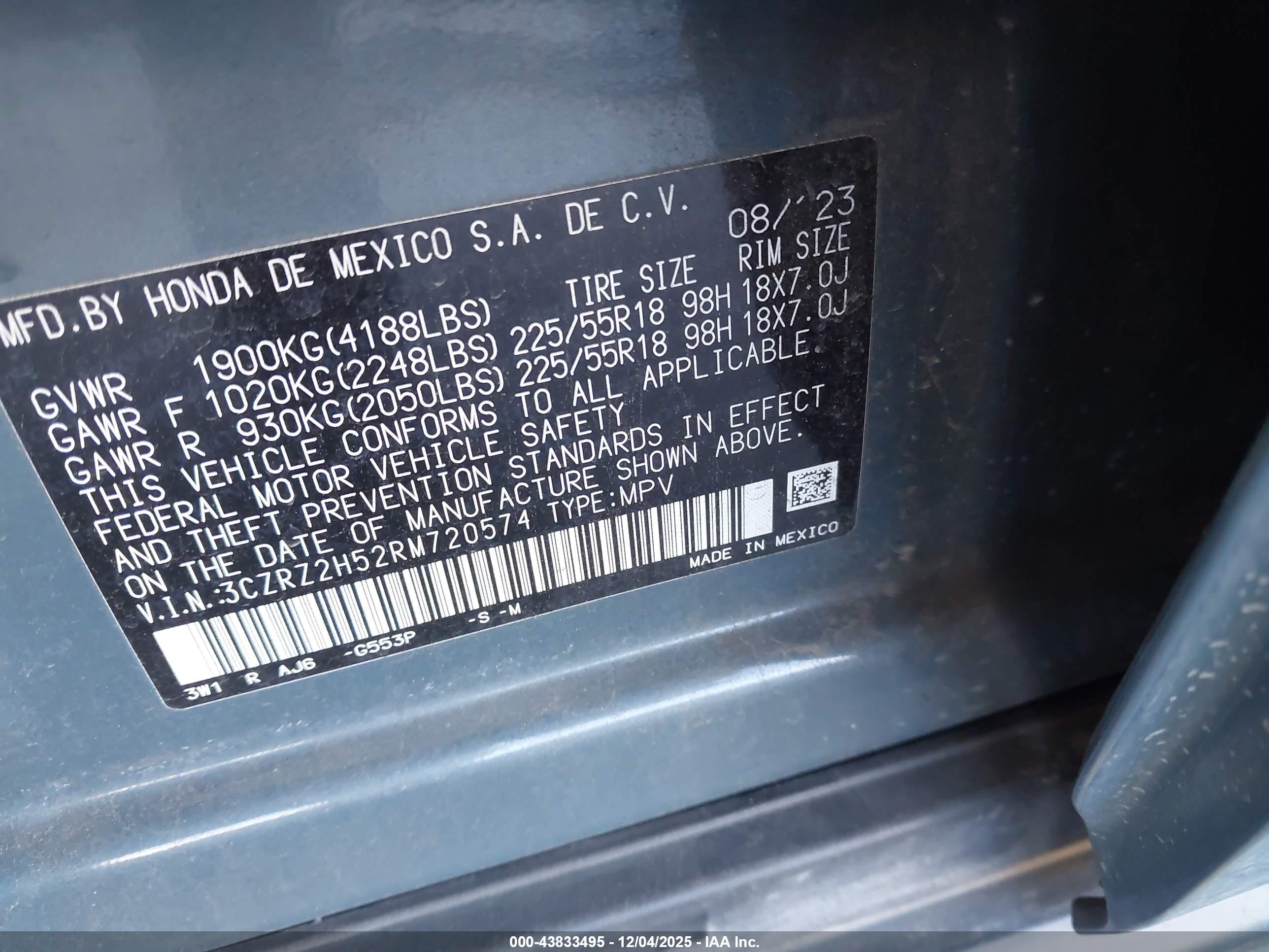 HONDA HR-V image 9
