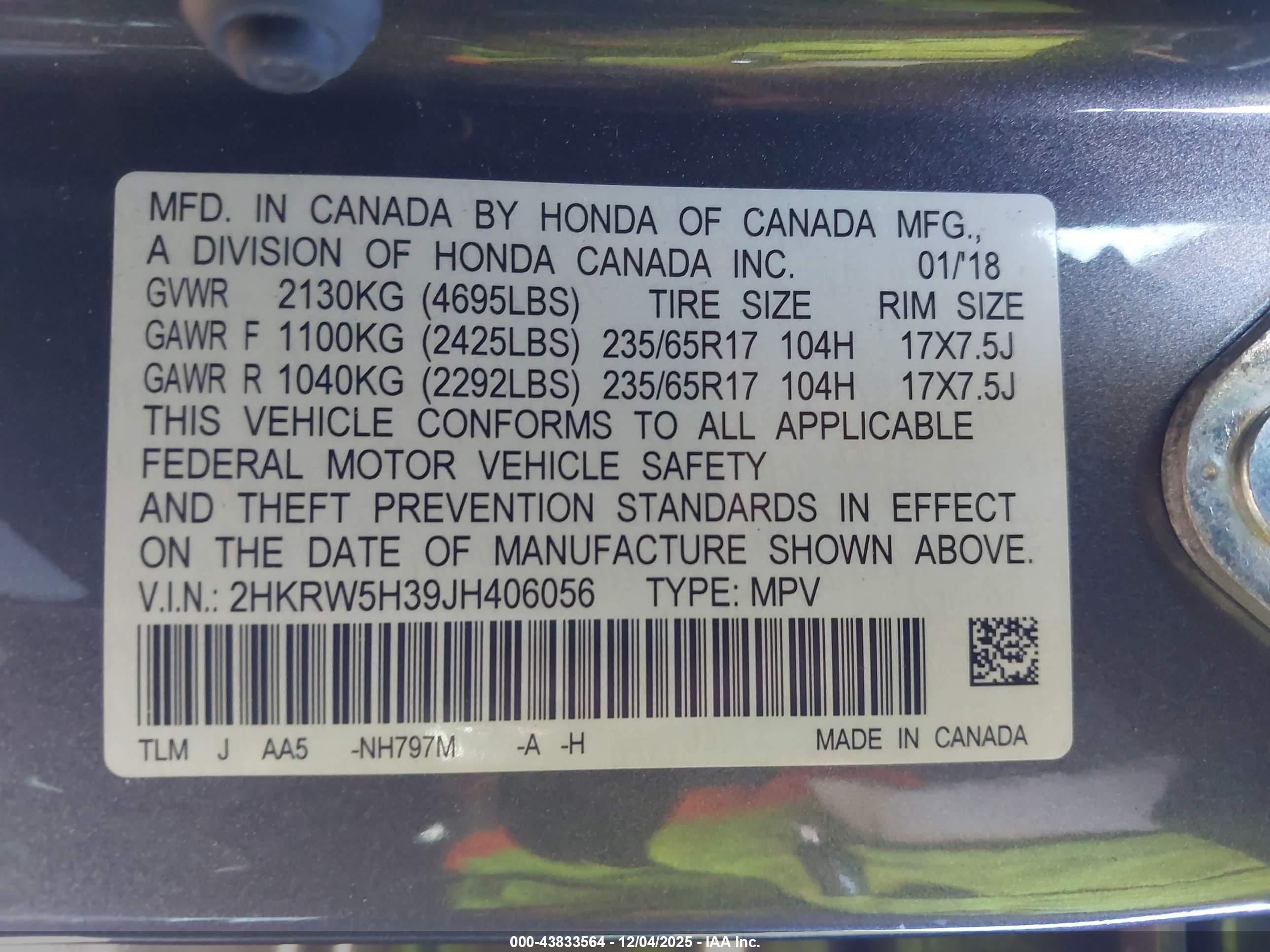 HONDA CR-V image 9