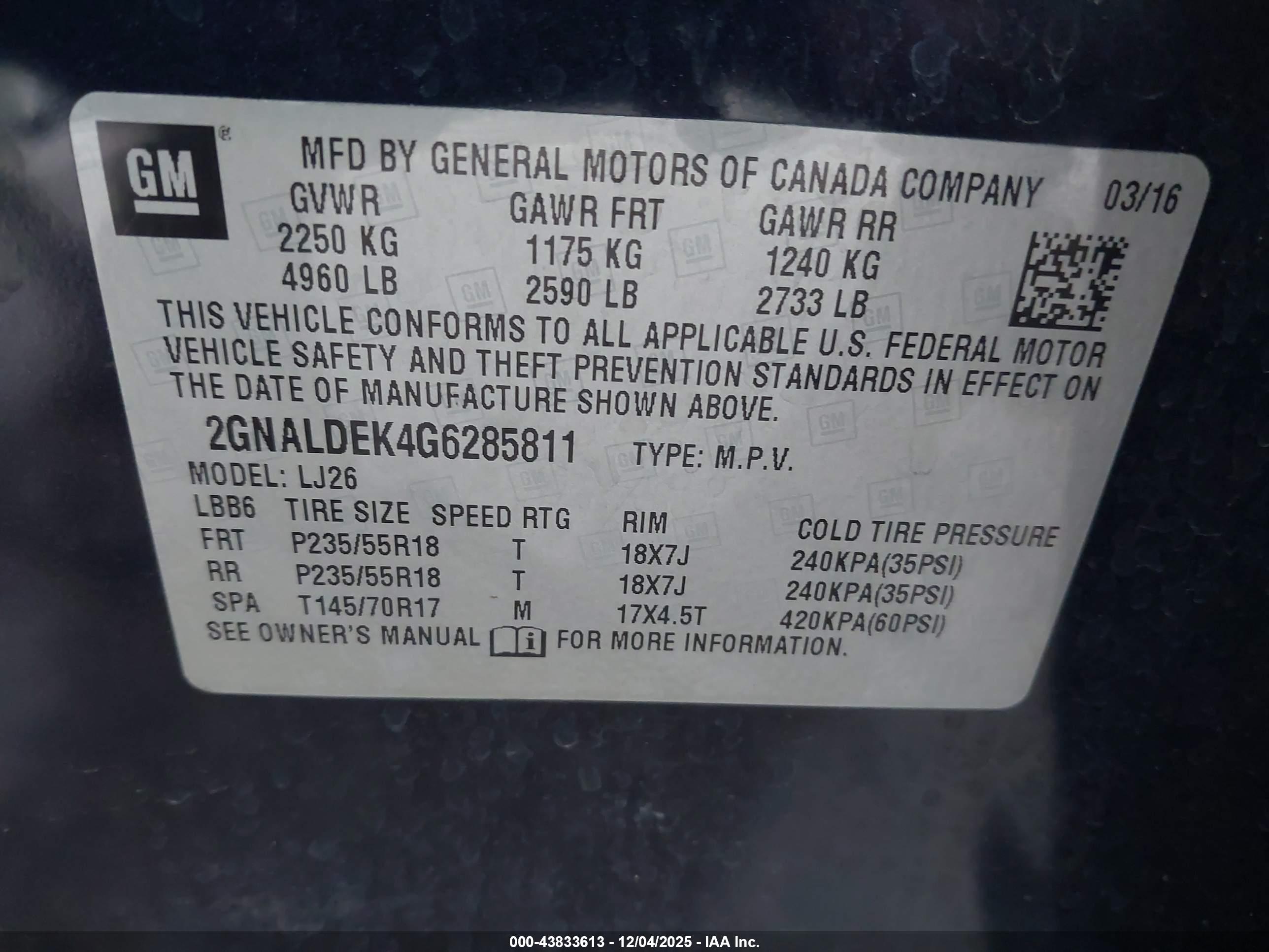 CHEVROLET EQUINOX image 9