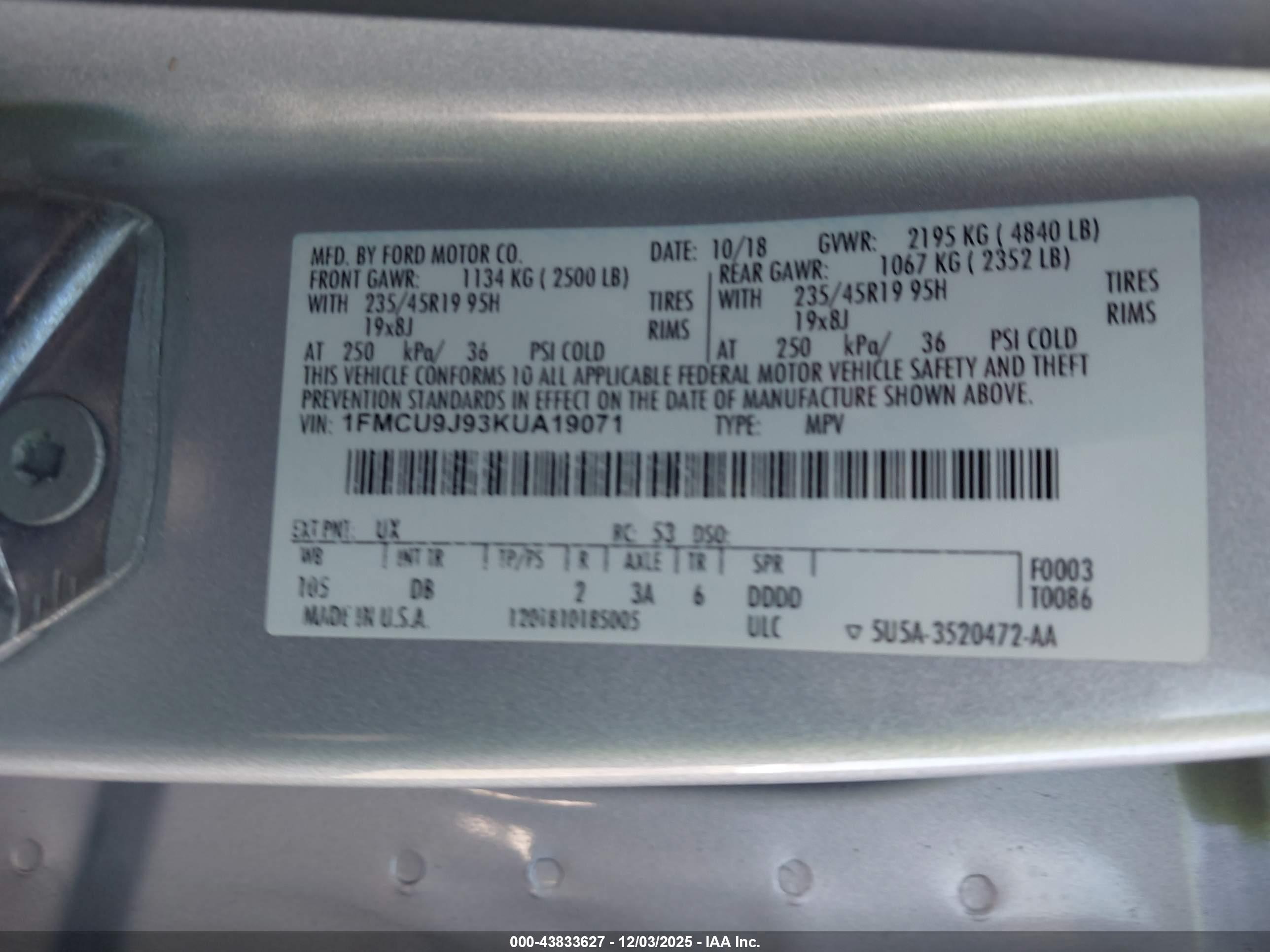 FORD ESCAPE image 9