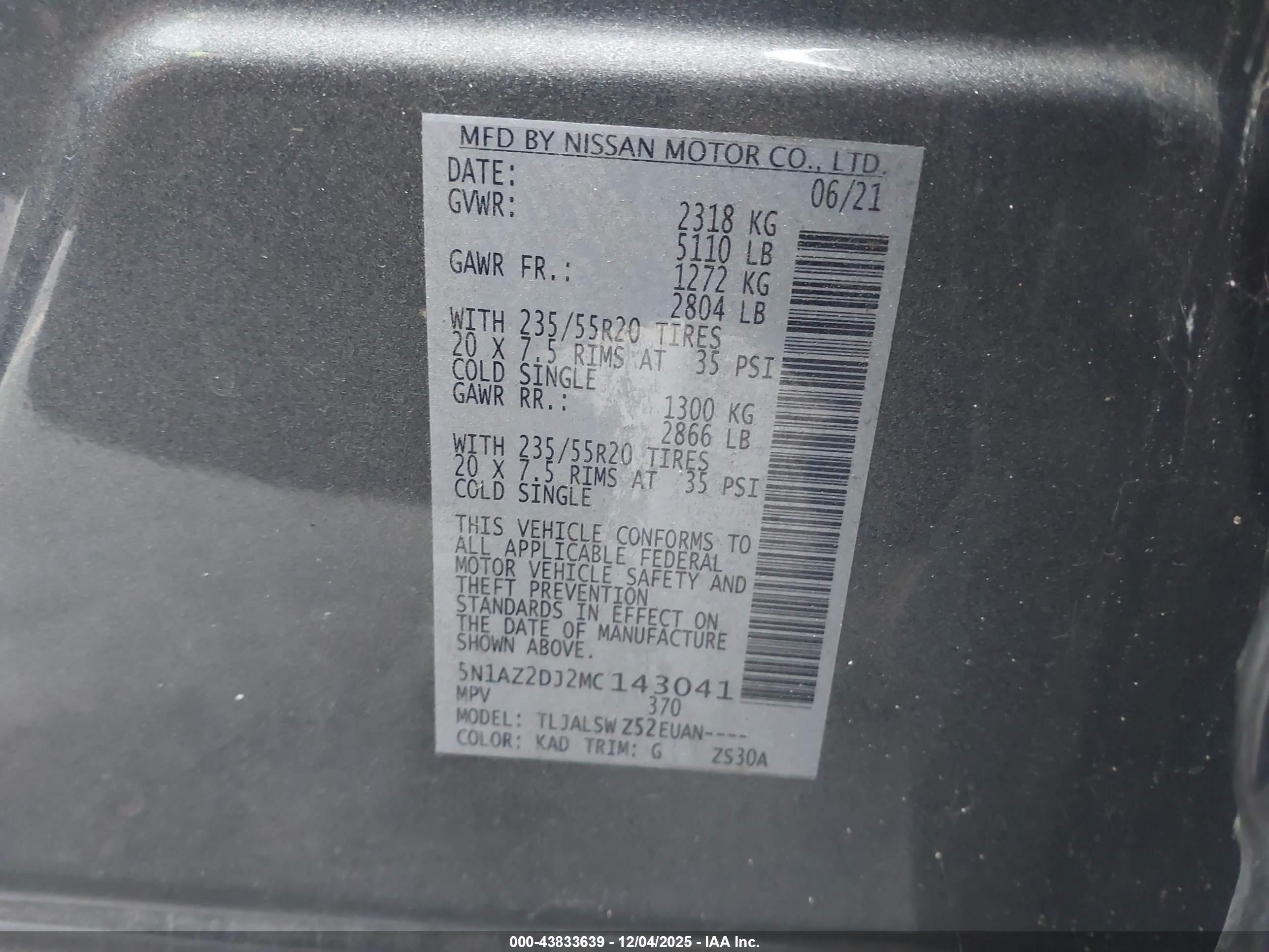 NISSAN MURANO image 9