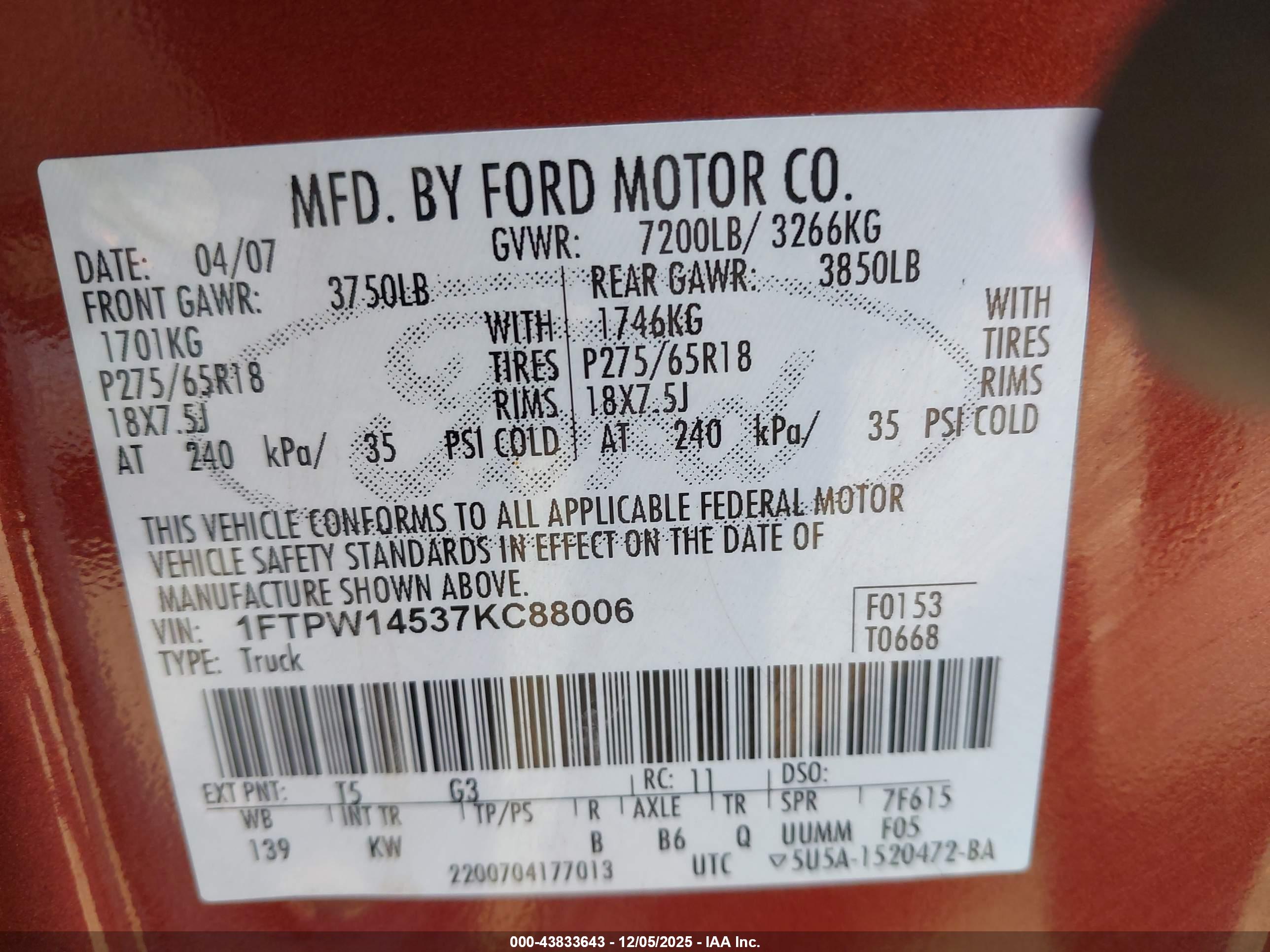 FORD F-150 image 9