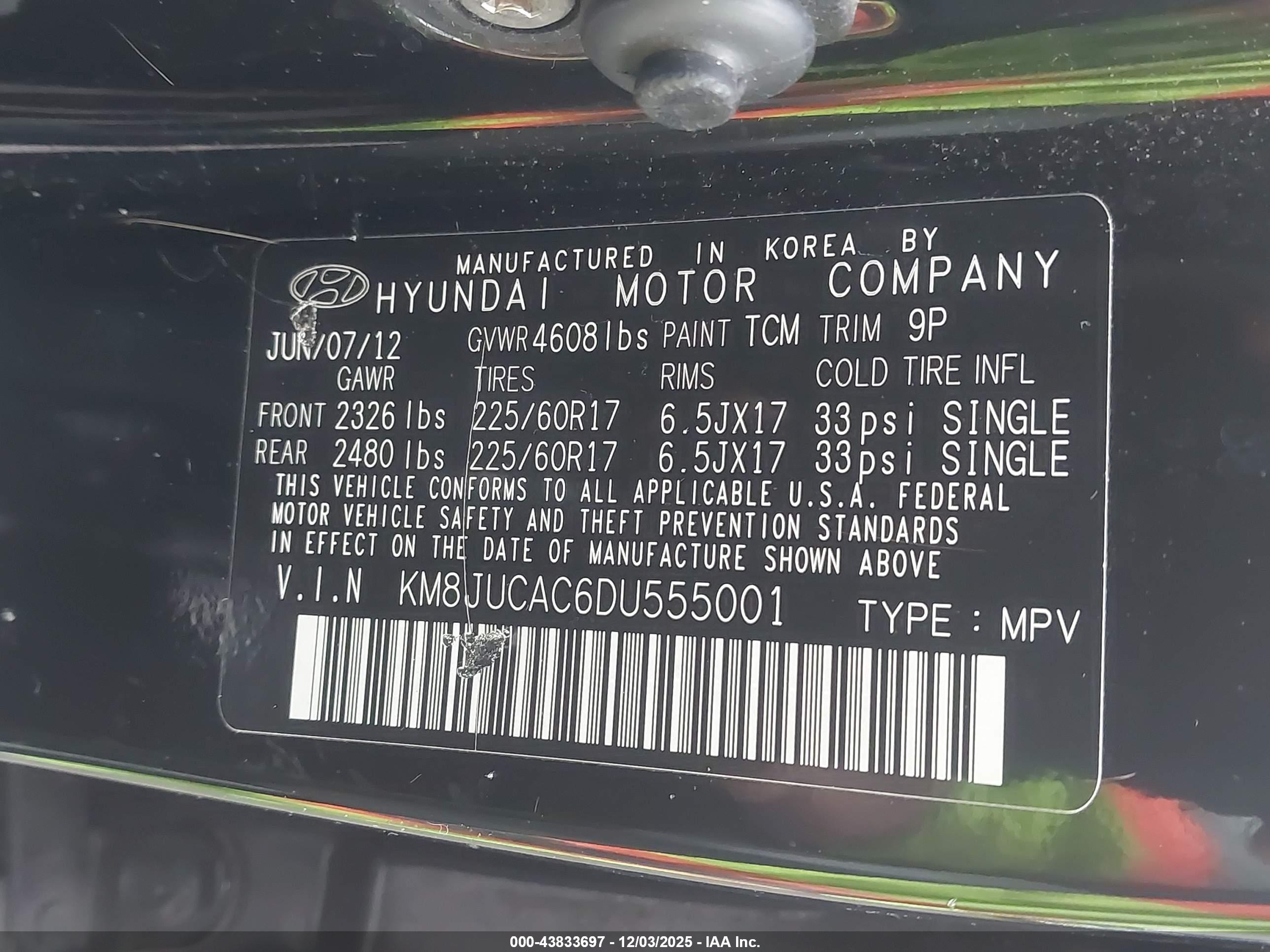 HYUNDAI TUCSON image 9