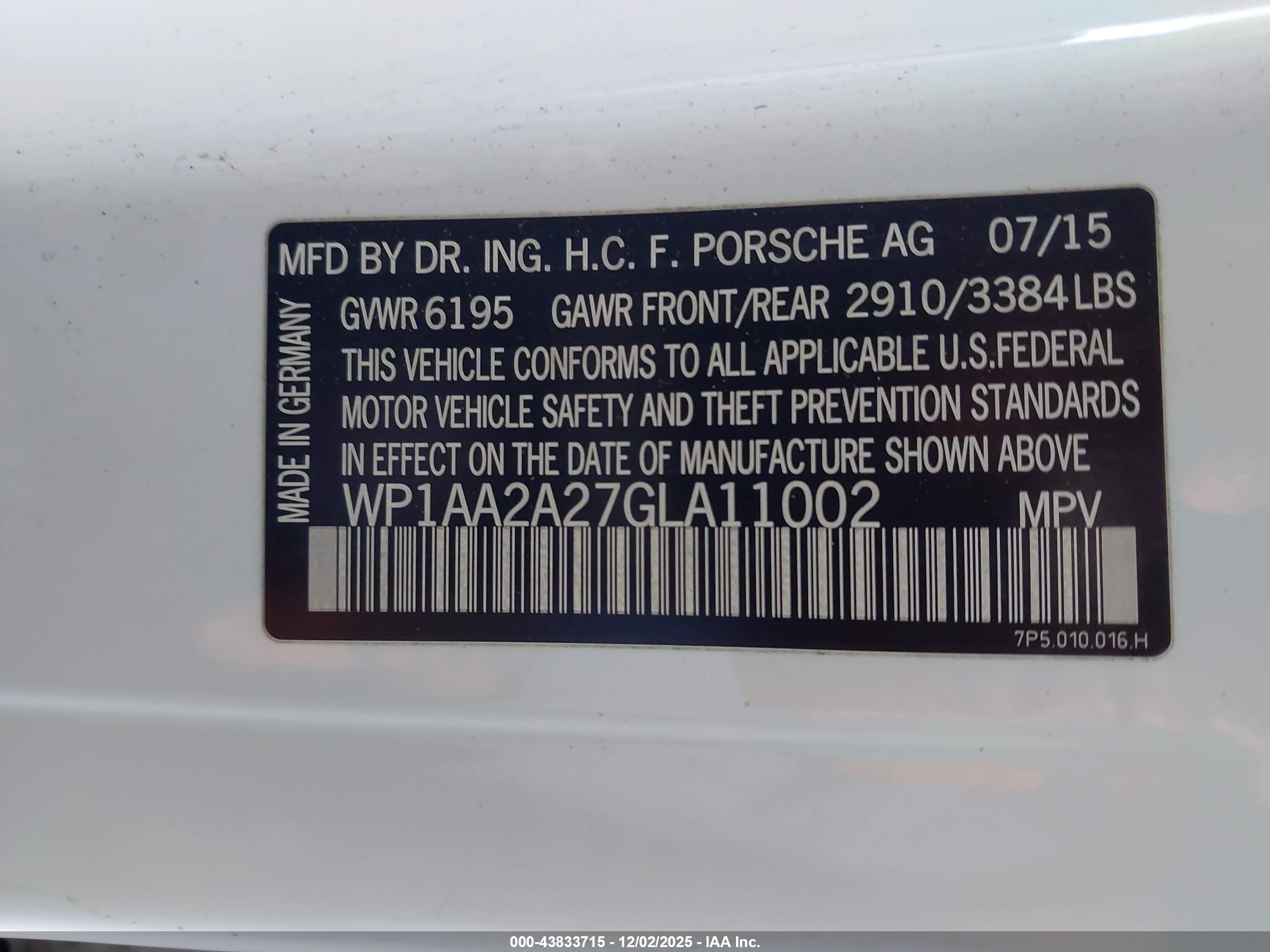 PORSCHE CAYENNE image 9