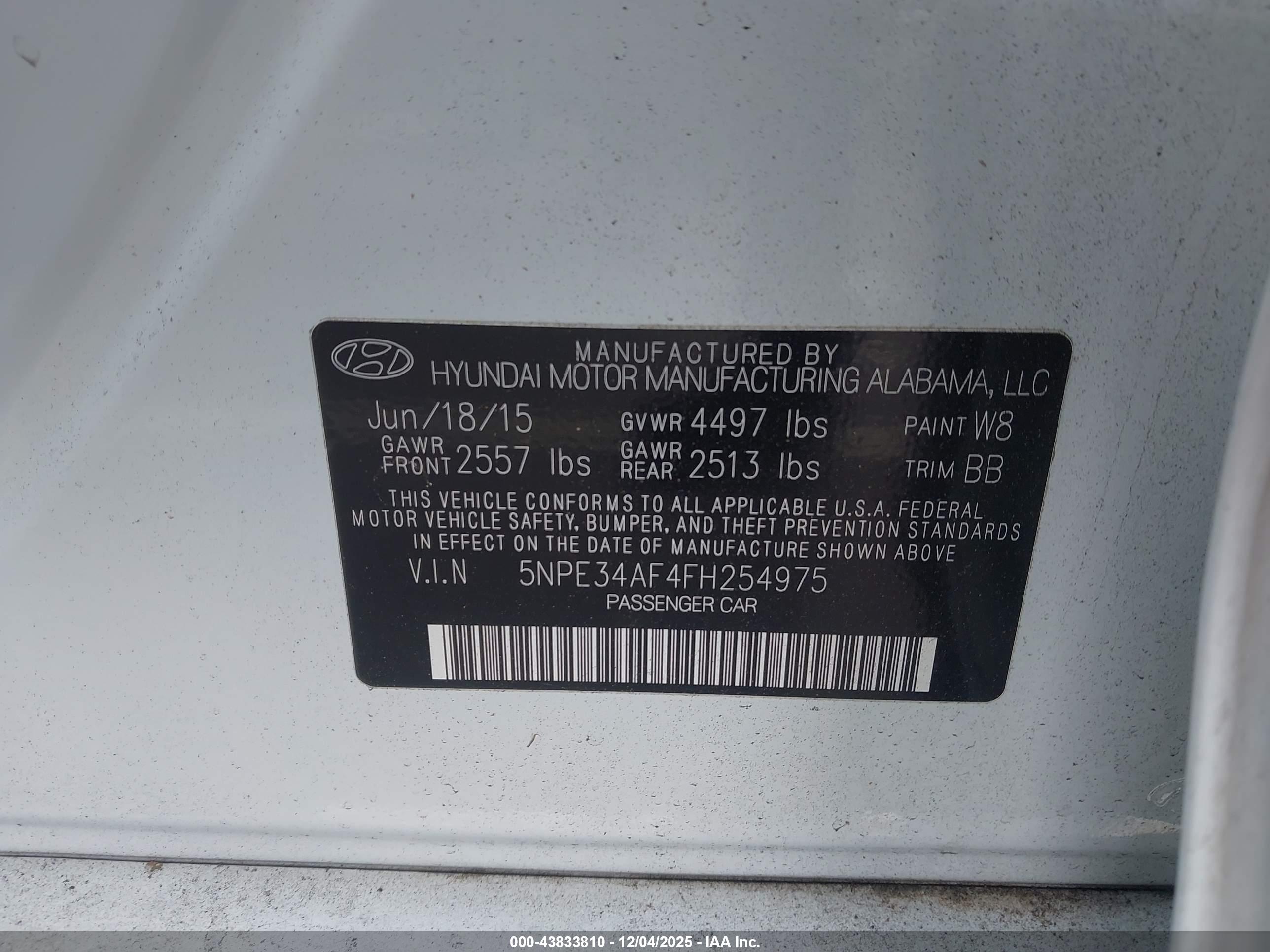 HYUNDAI SONATA image 9