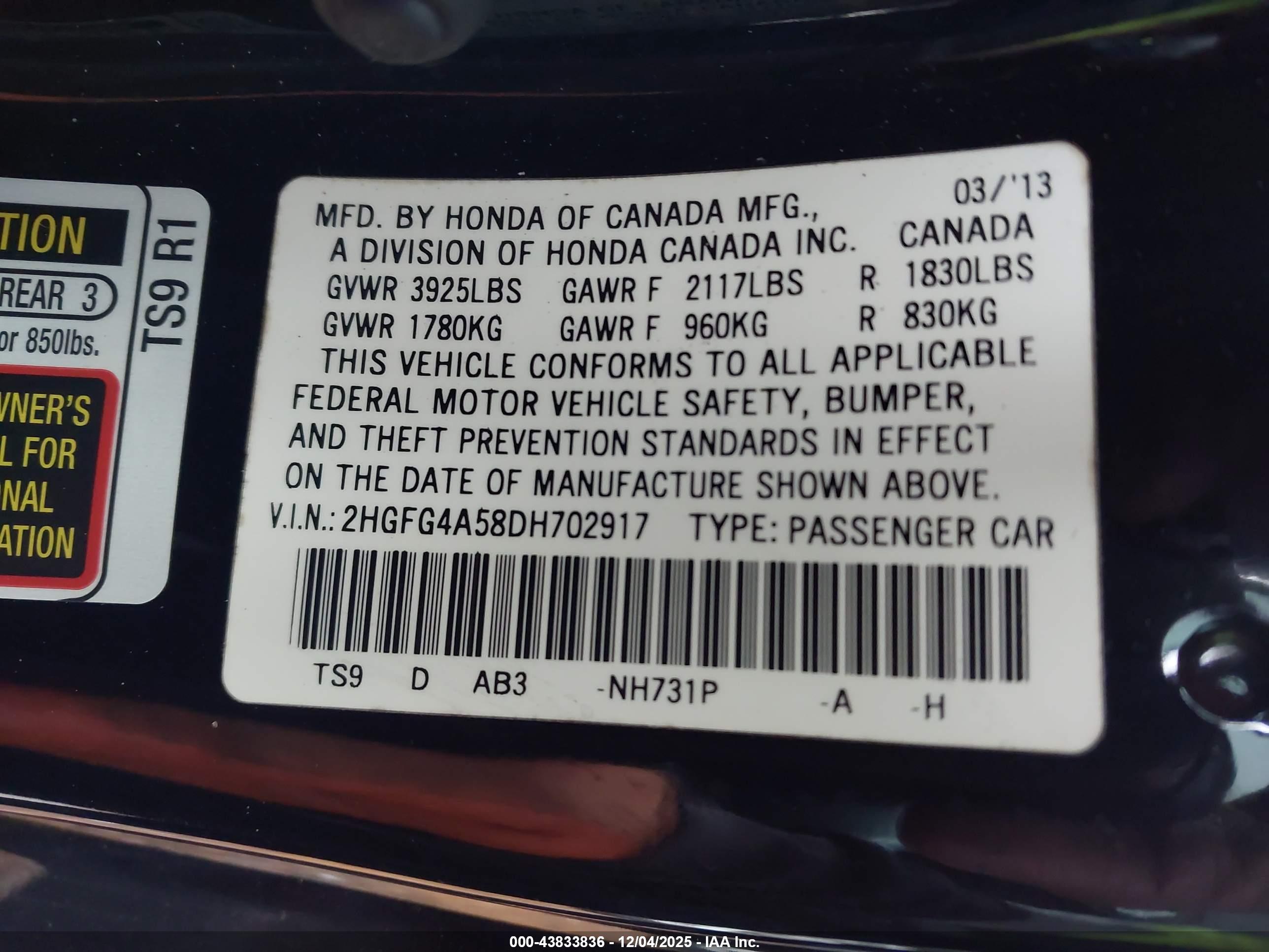 HONDA CIVIC image 9