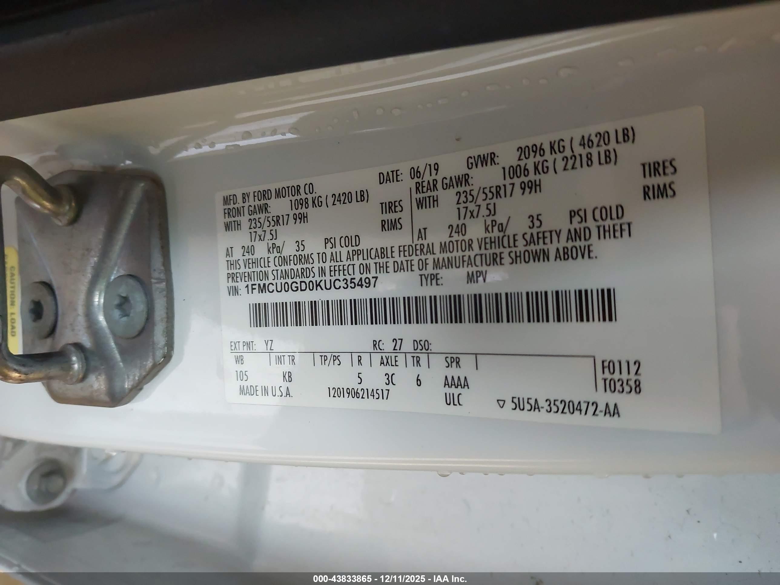 FORD ESCAPE image 9