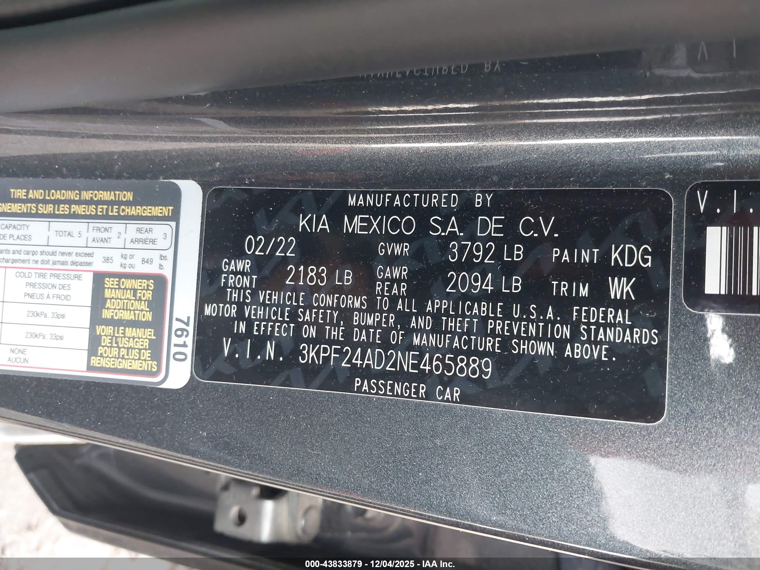 KIA FORTE image 9