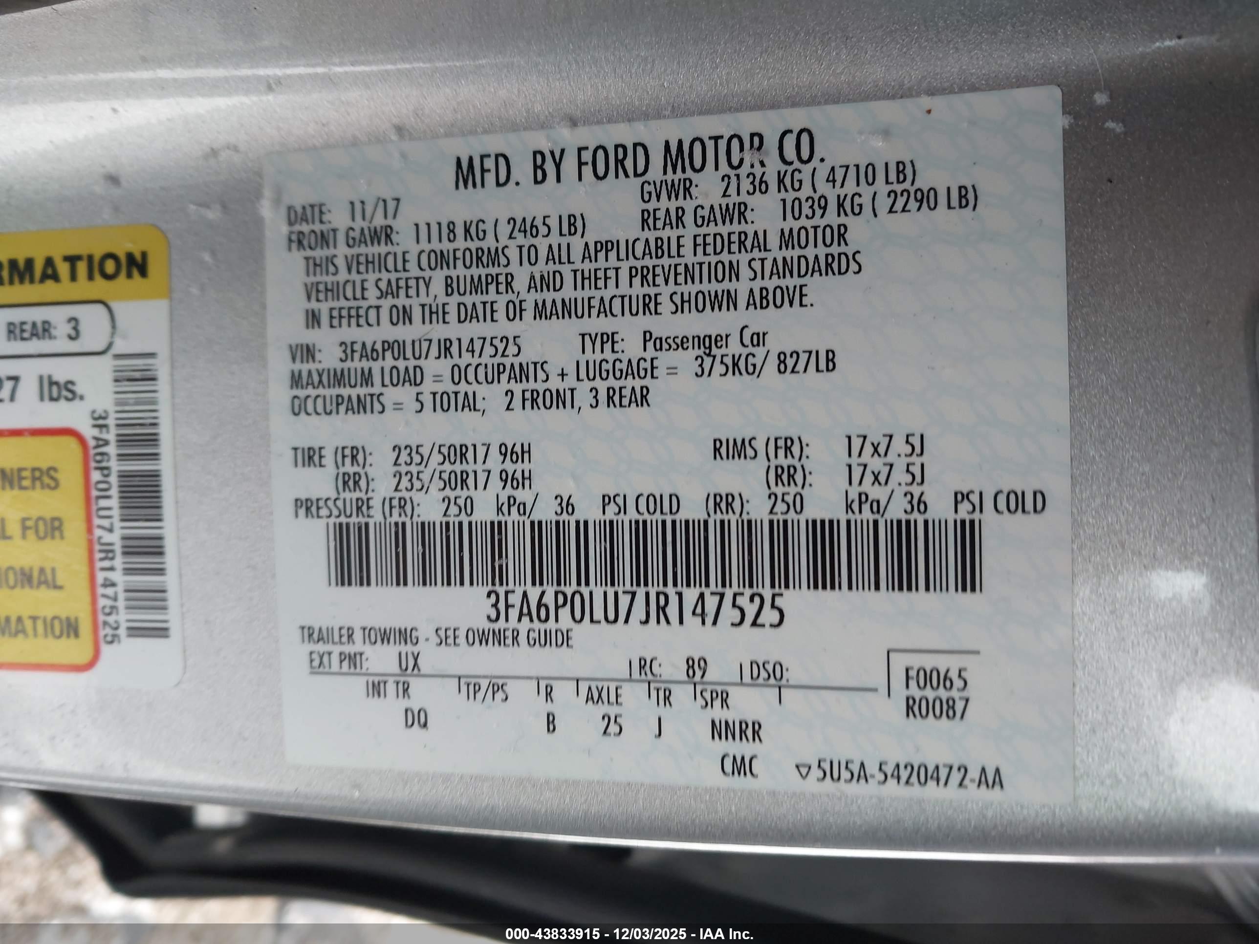 FORD FUSION image 9