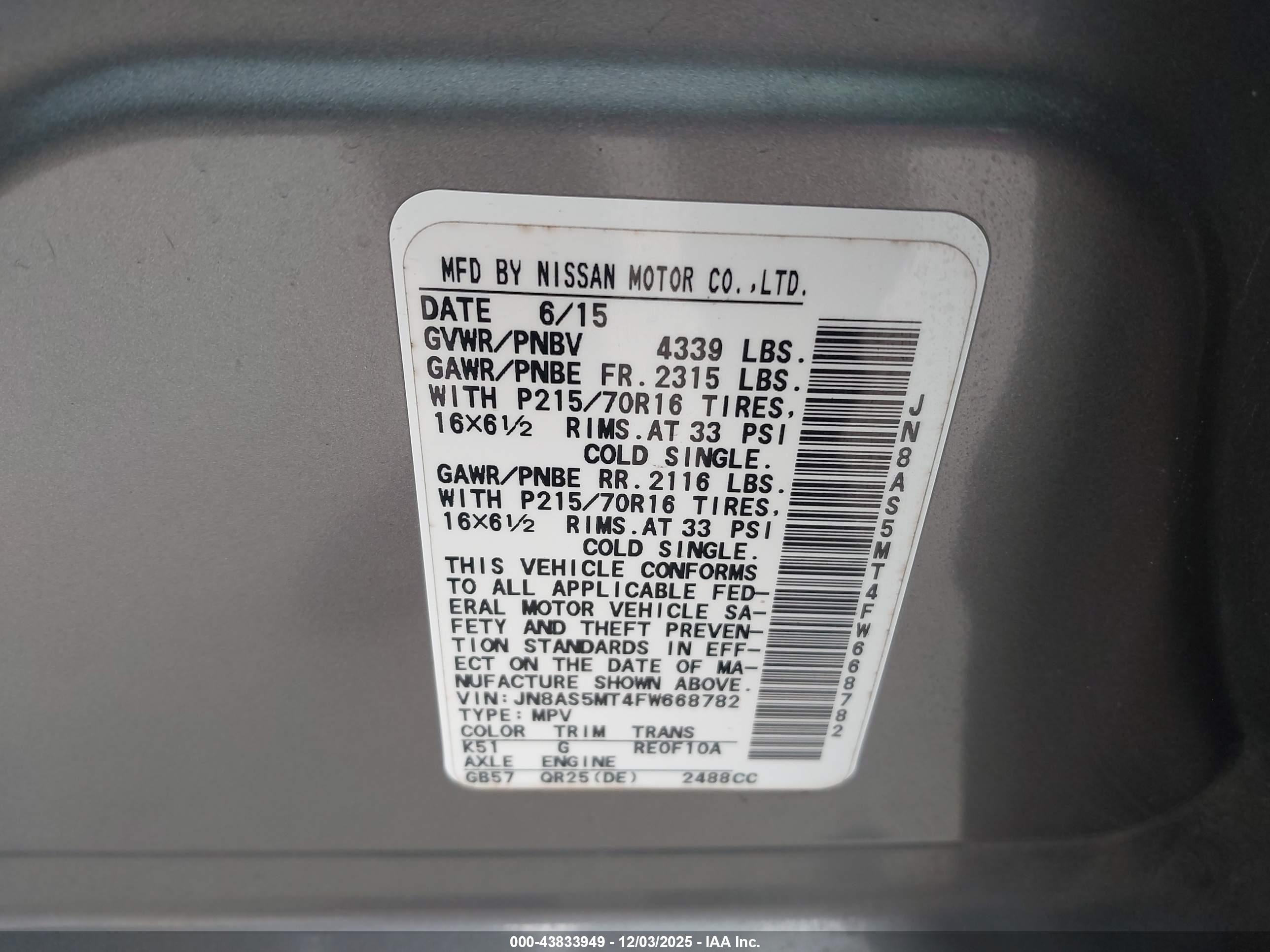 NISSAN ROGUE image 9