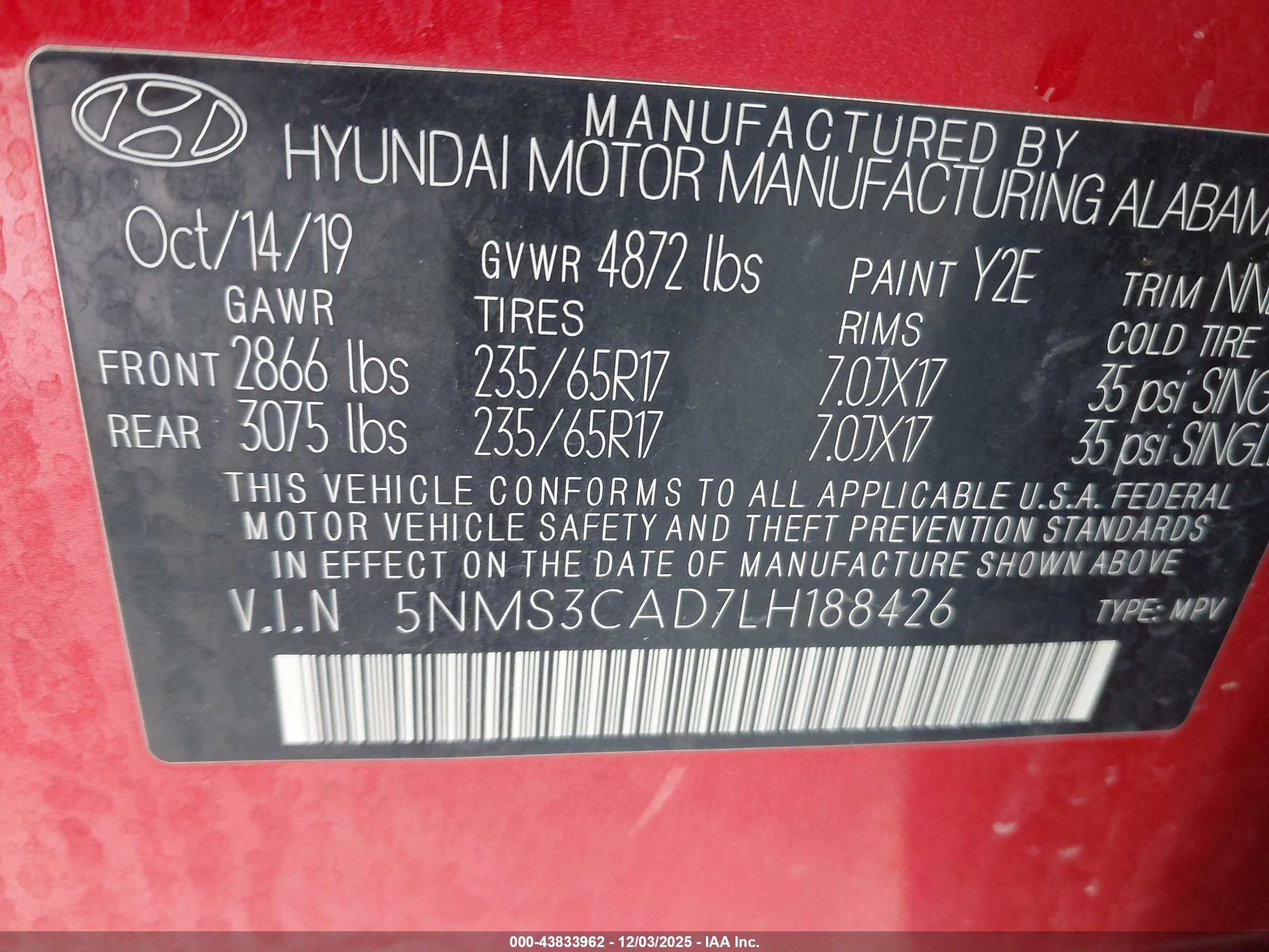 HYUNDAI SANTA image 9