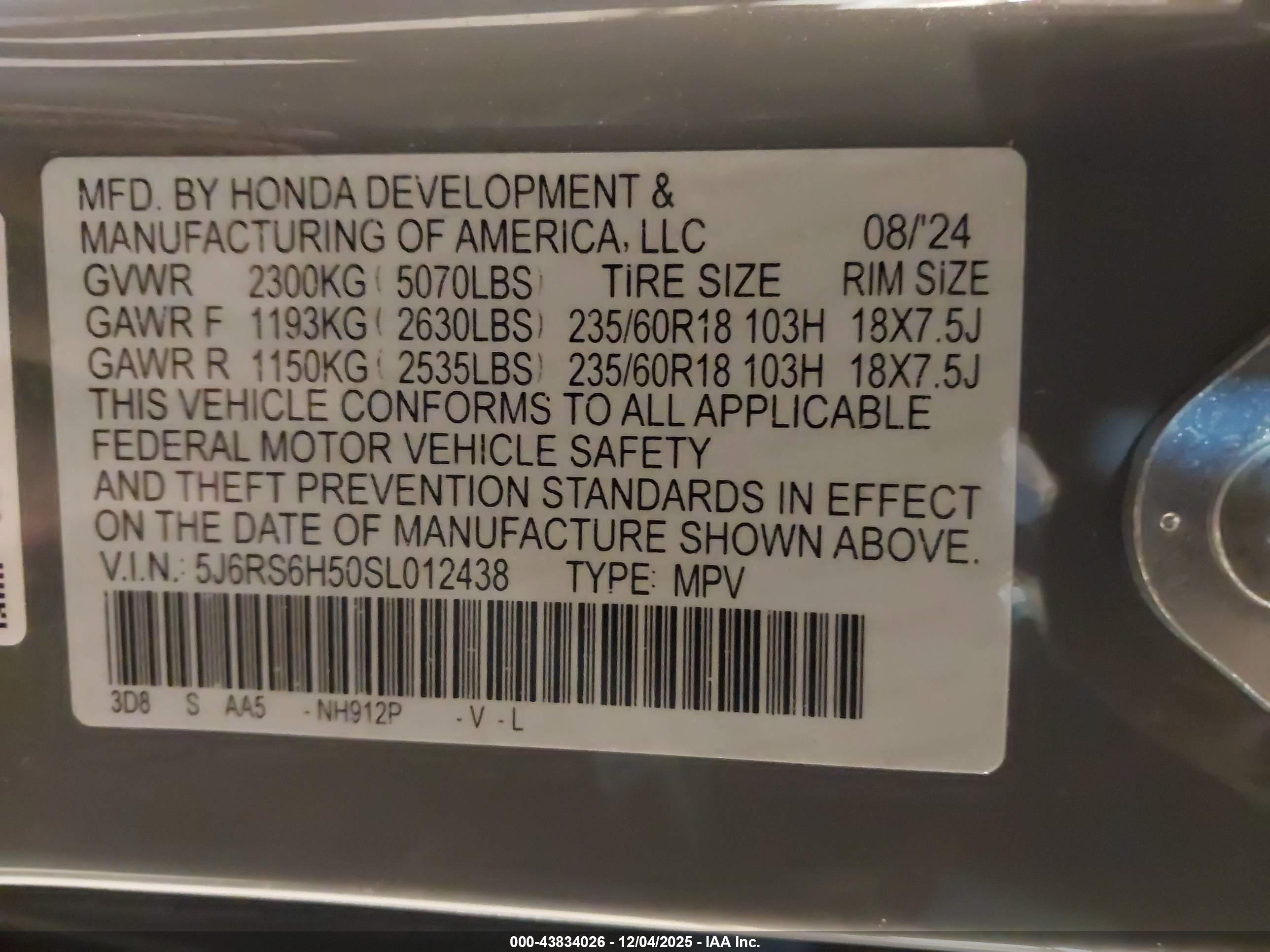 HONDA CR-V image 9