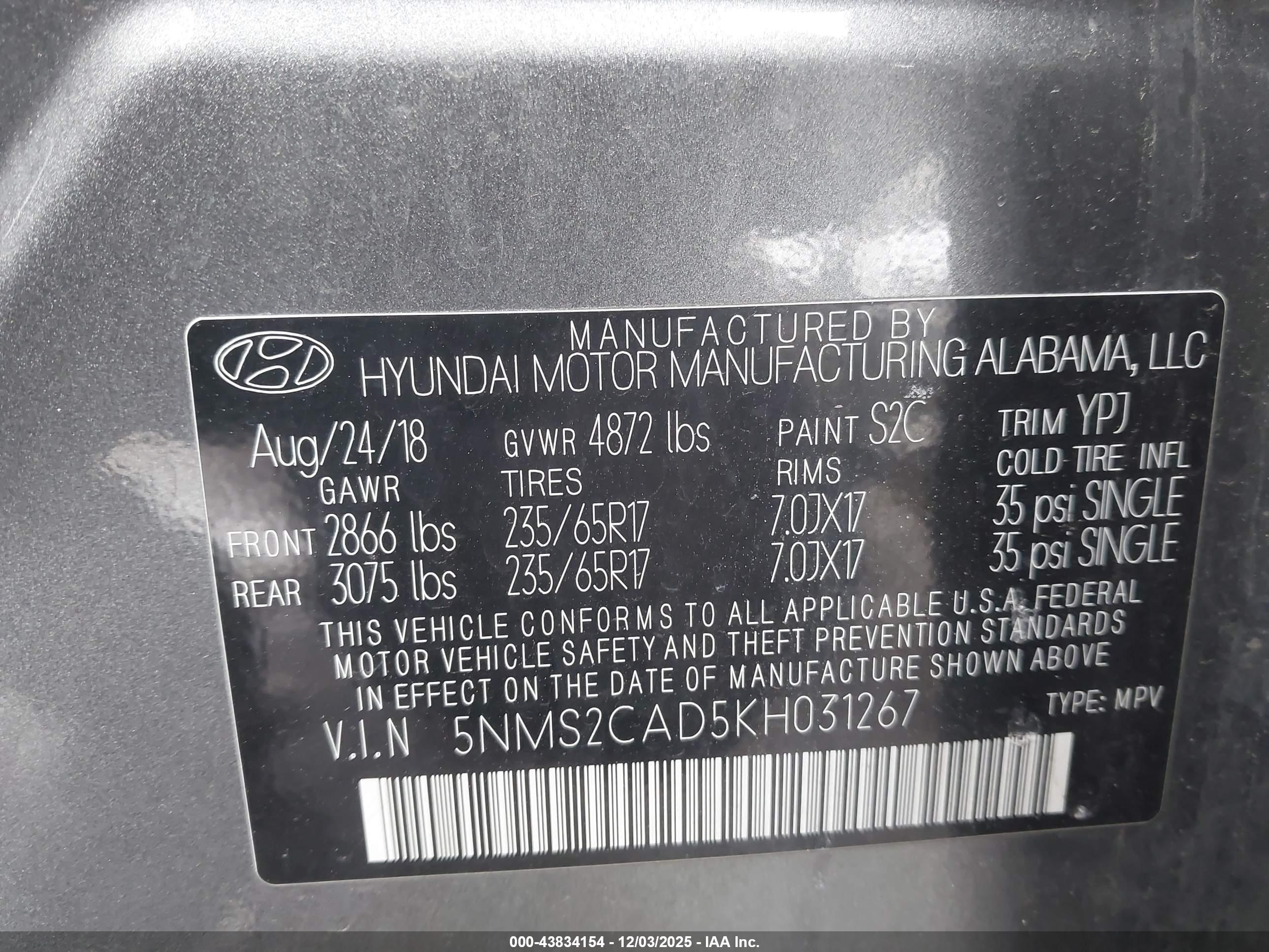 HYUNDAI SANTA image 9