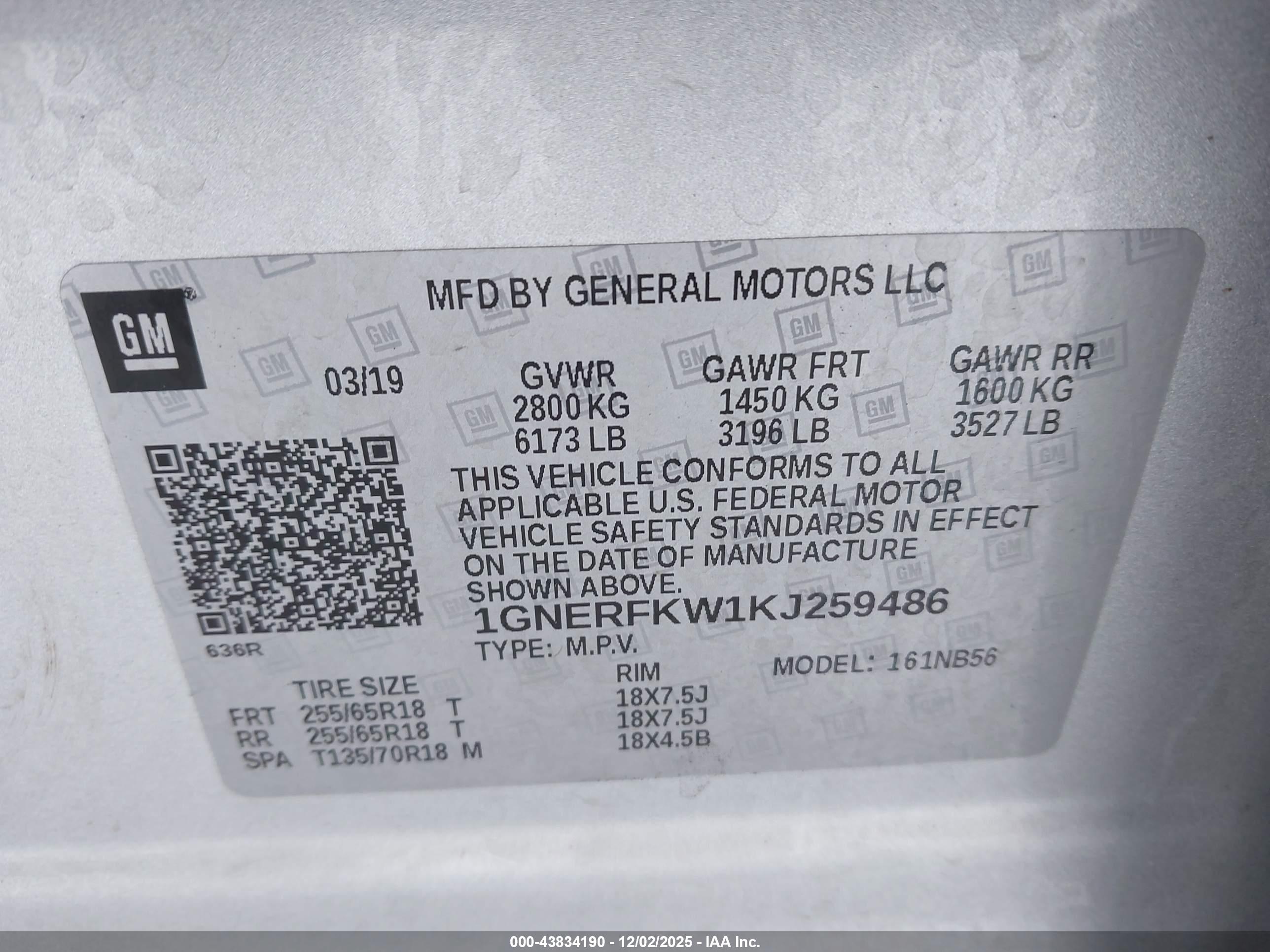 CHEVROLET TRAVERSE image 9