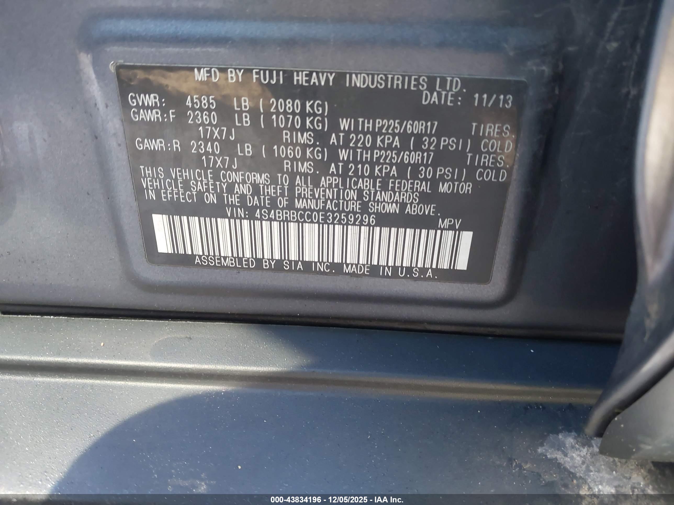 SUBARU OUTBACK image 9