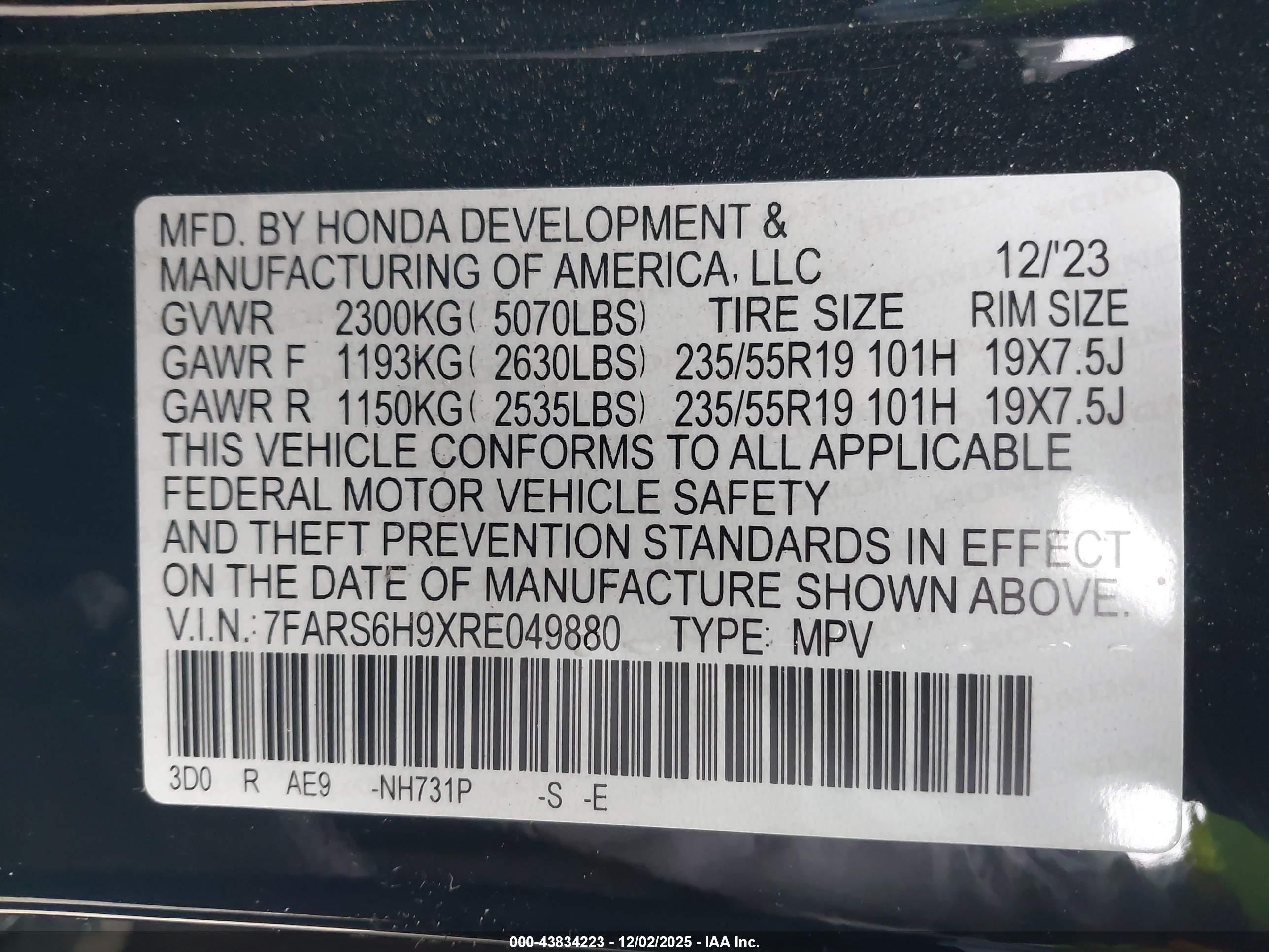 HONDA CR-V image 9