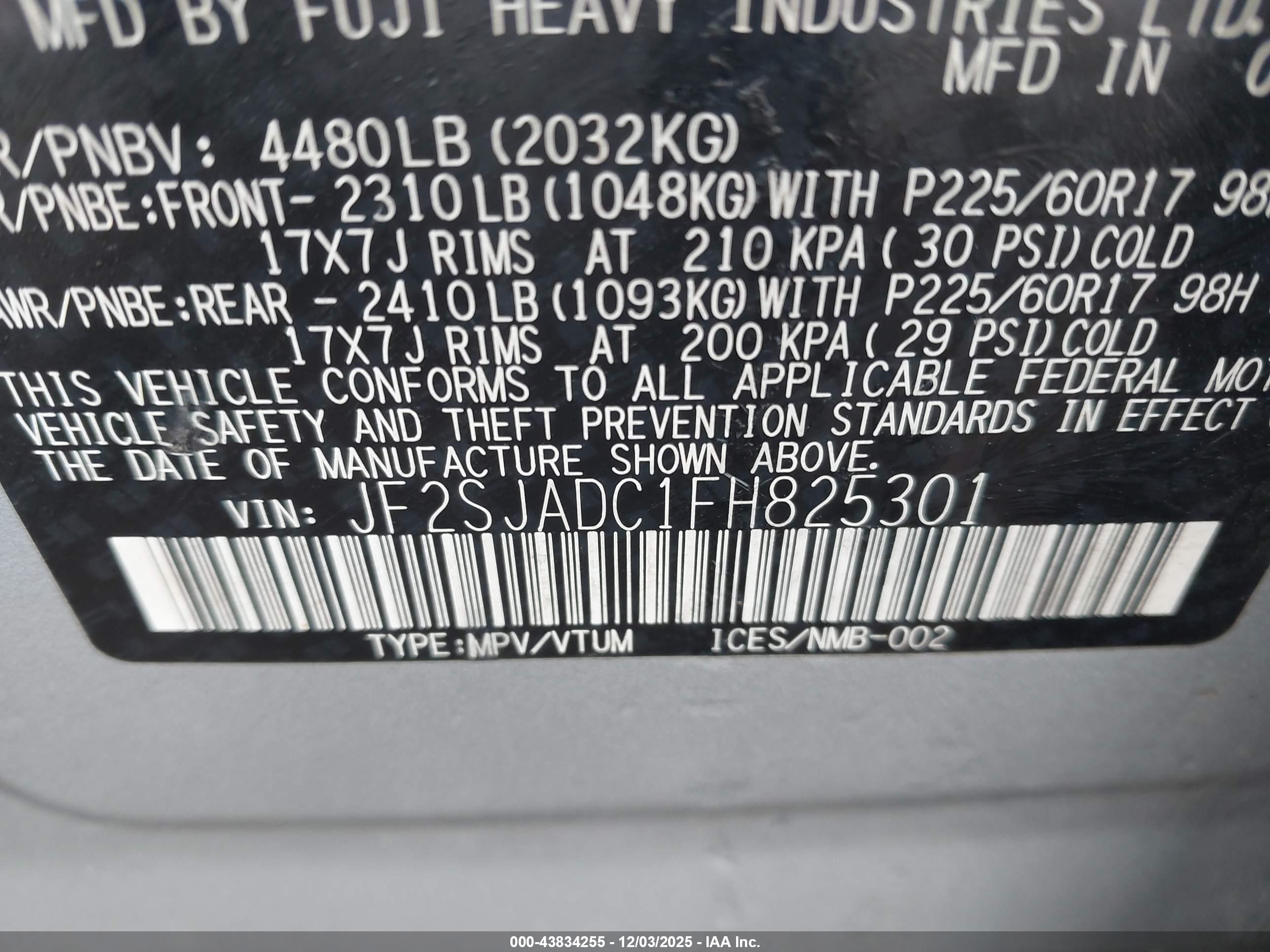 SUBARU FORESTER image 9