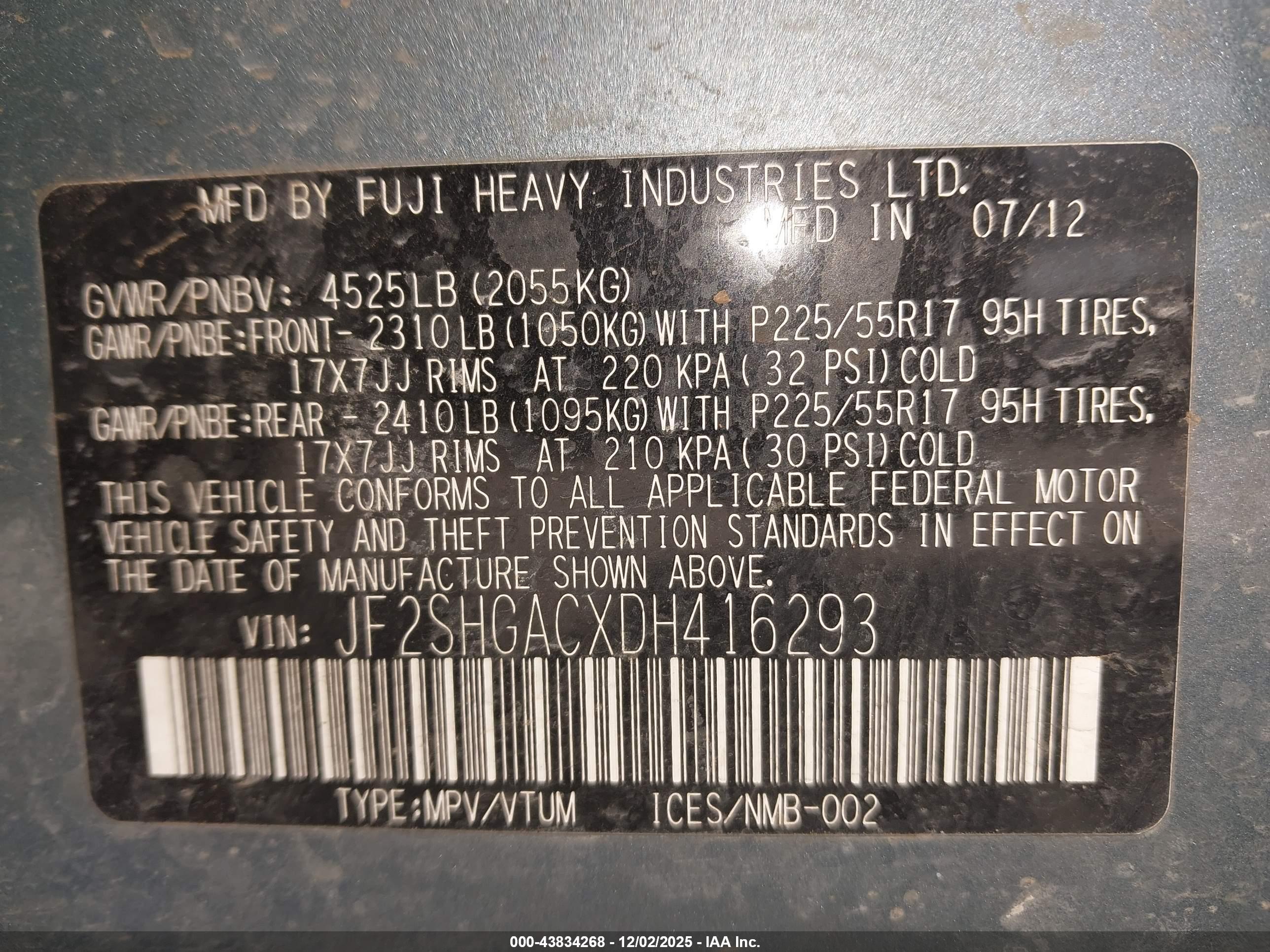 SUBARU FORESTER image 9
