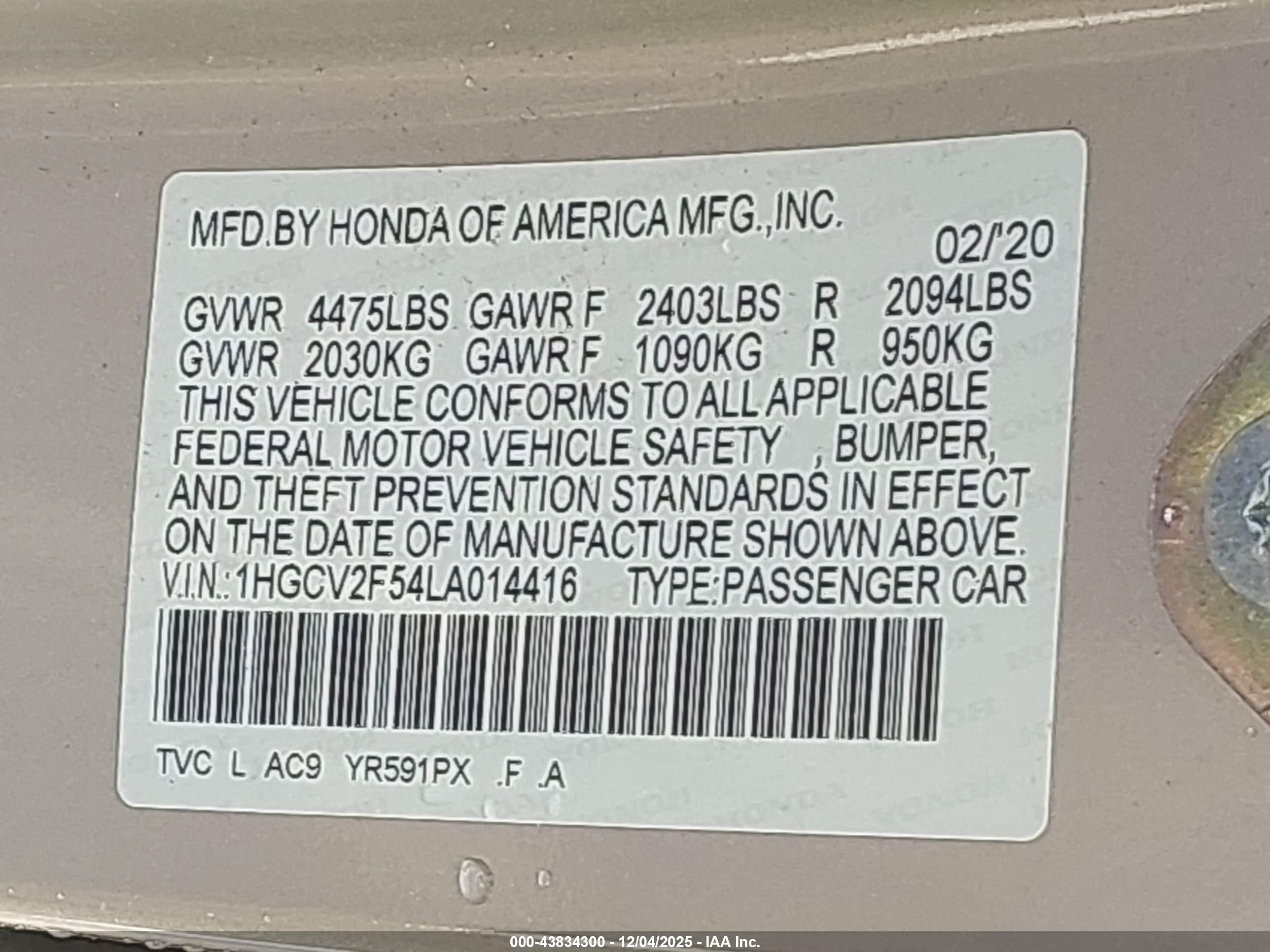 HONDA ACCORD image 9
