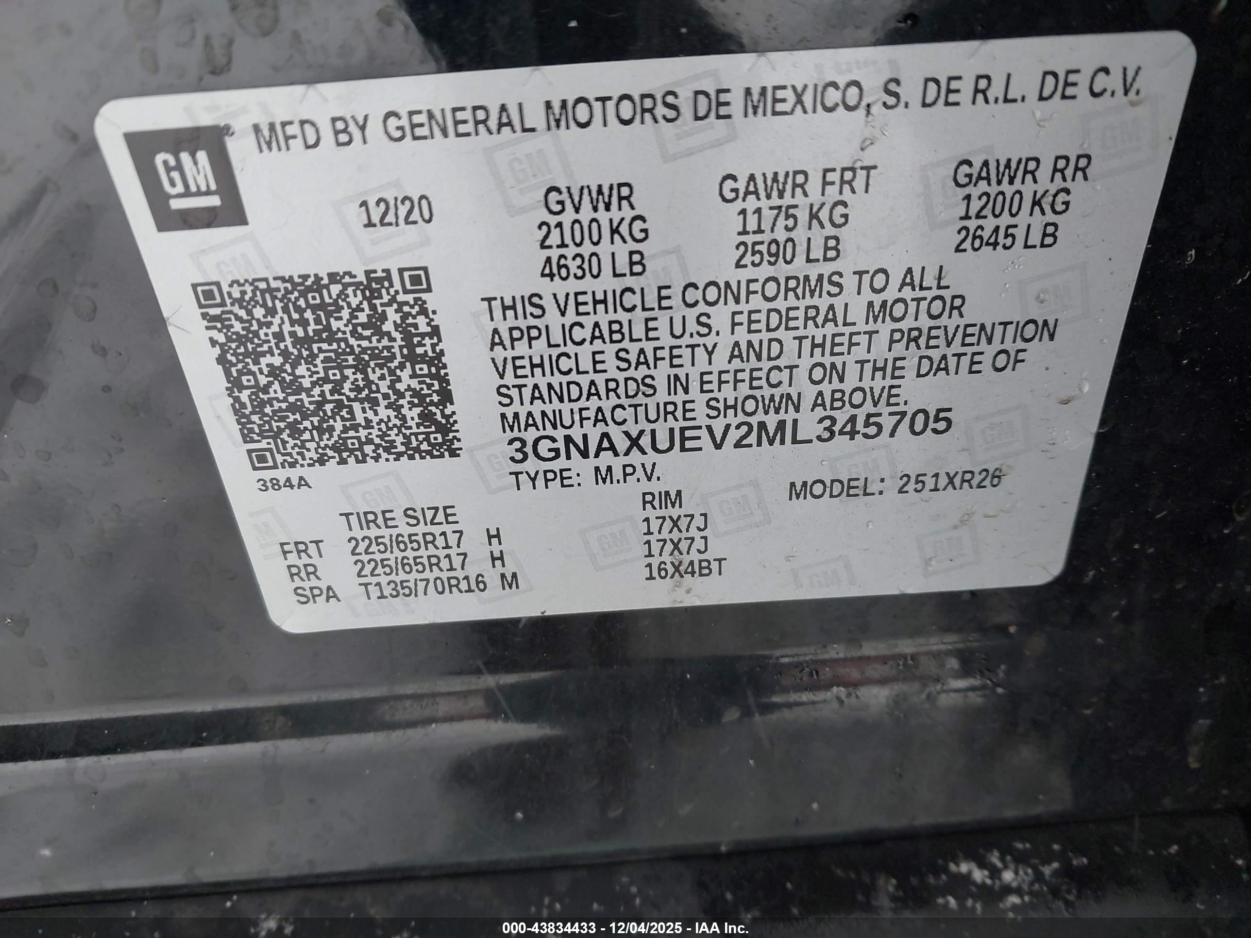 CHEVROLET EQUINOX image 9