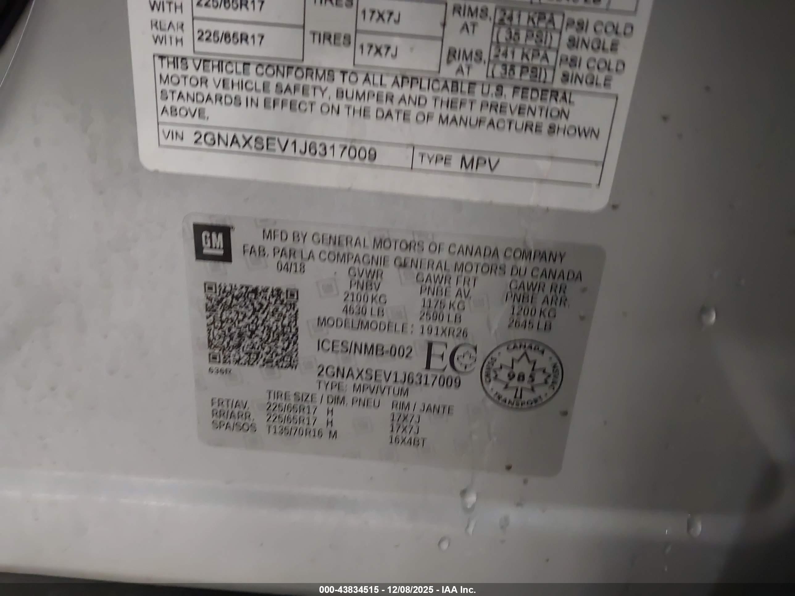 CHEVROLET EQUINOX image 9